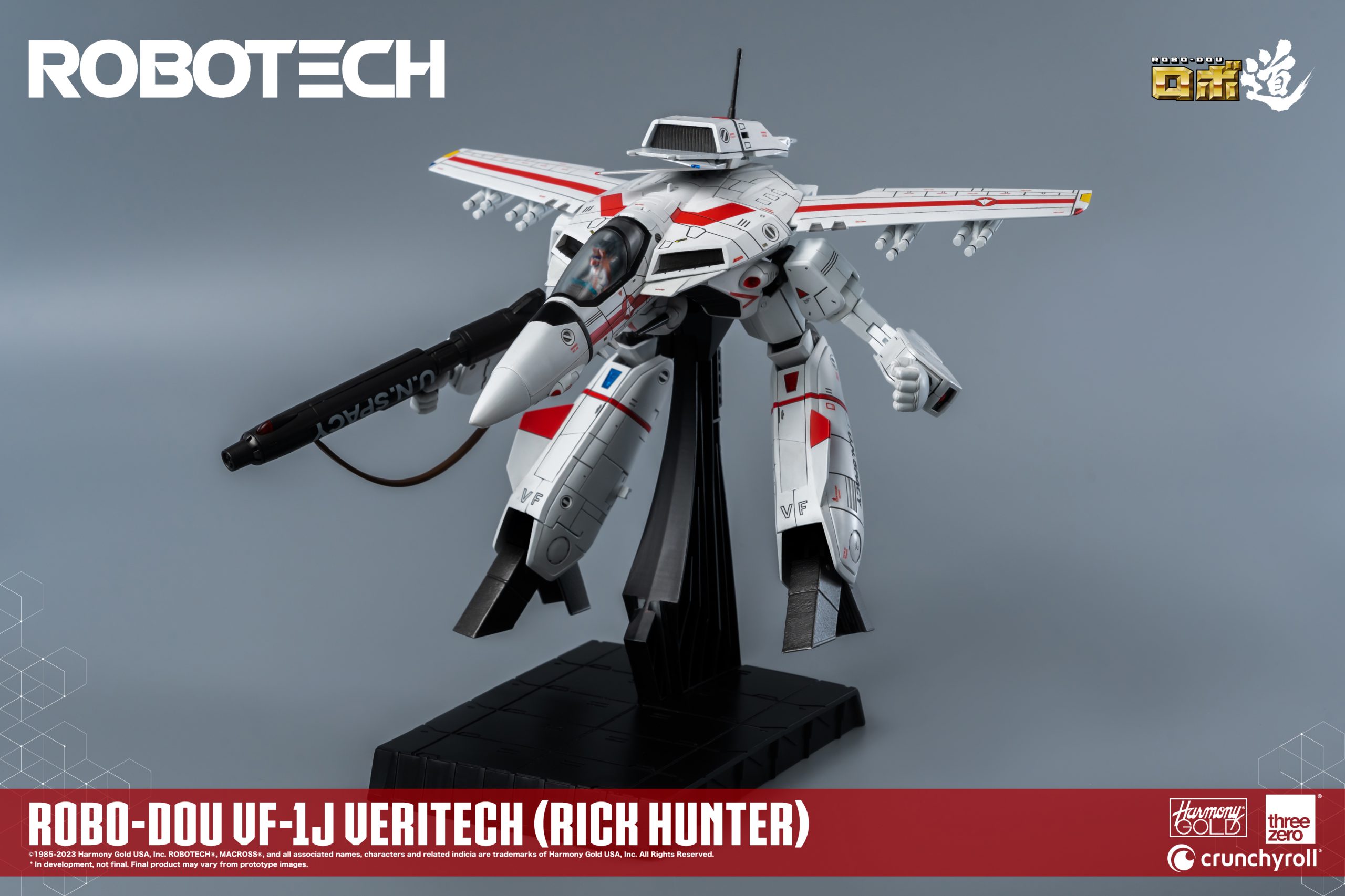 PRE-ORDER threezero - Robo-Dou - Robotech - VF-1J Veritech: Rick Hunter Use [2025 Q1 Release]
