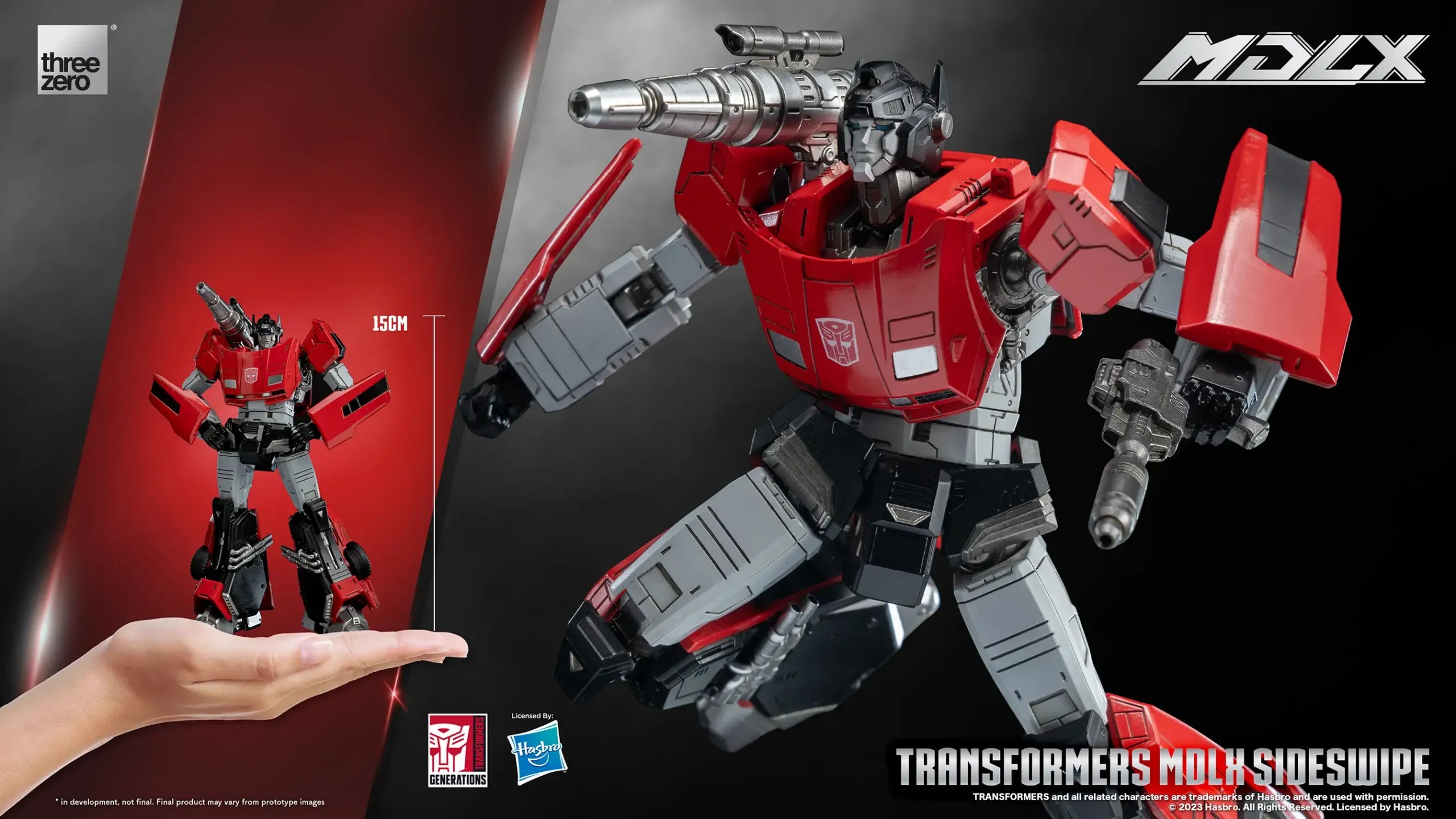 PRE-ORDER threezero - Transformers - MLDX Sidewsipe