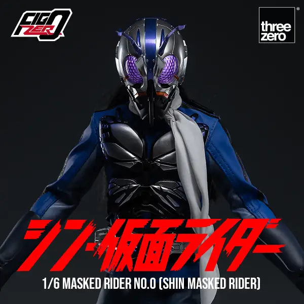 PRE-ORDER threezero - FigZero - Shin Kamen Rider - Kamen Rider No. 0 1/6
