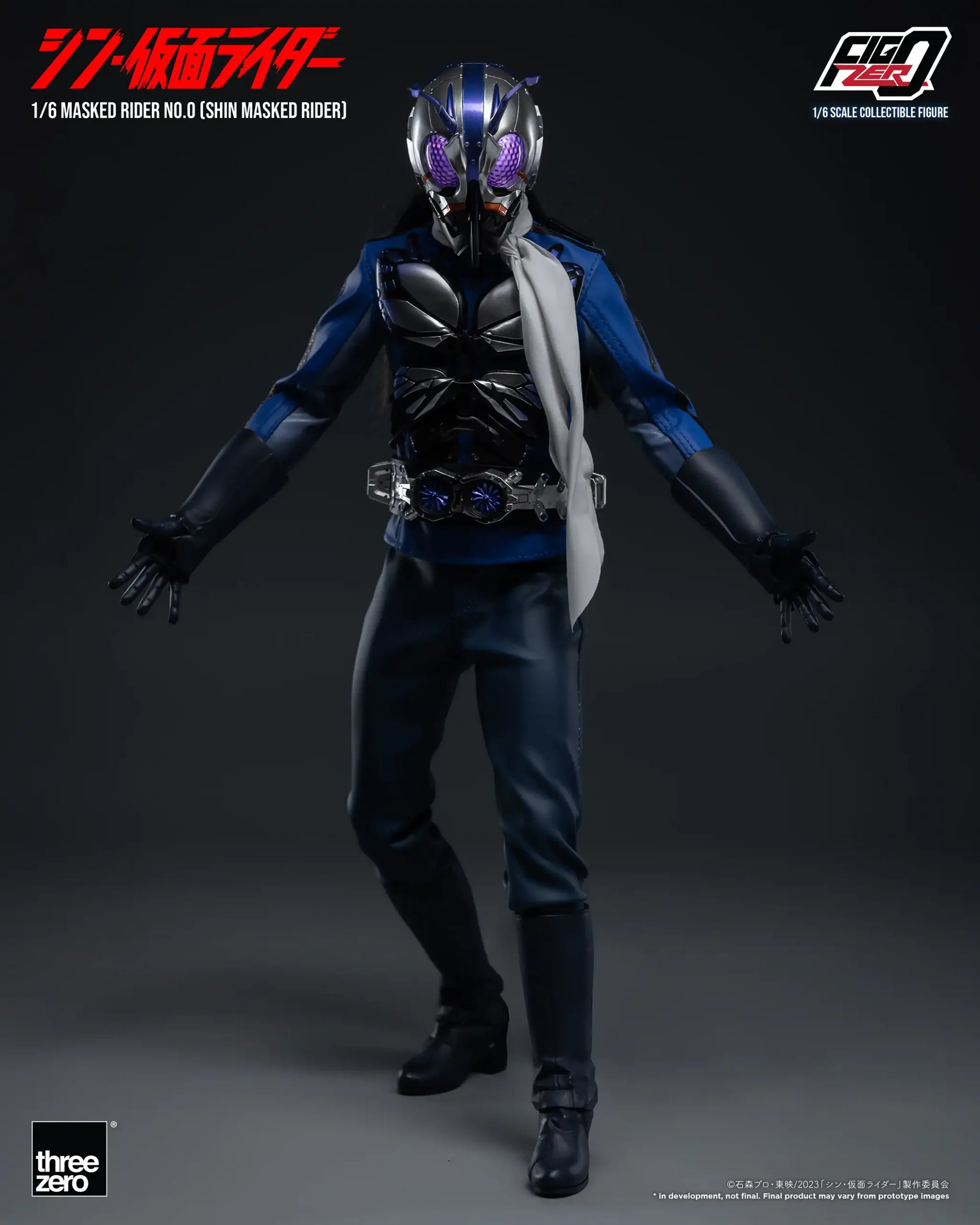 PRE-ORDER threezero - FigZero - Shin Kamen Rider - Kamen Rider No. 0 1/6