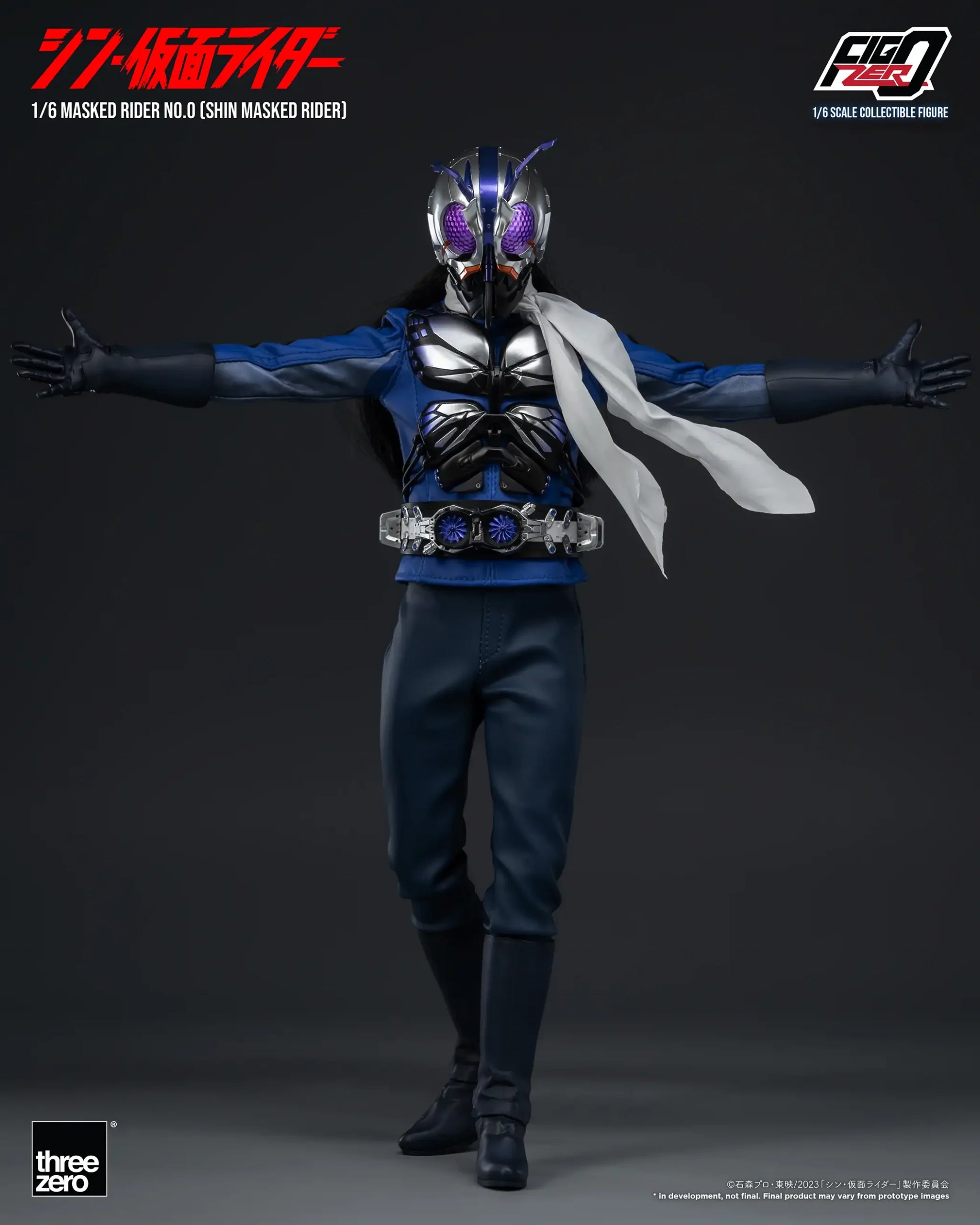 PRE-ORDER threezero - FigZero - Shin Kamen Rider - Kamen Rider No. 0 1/6