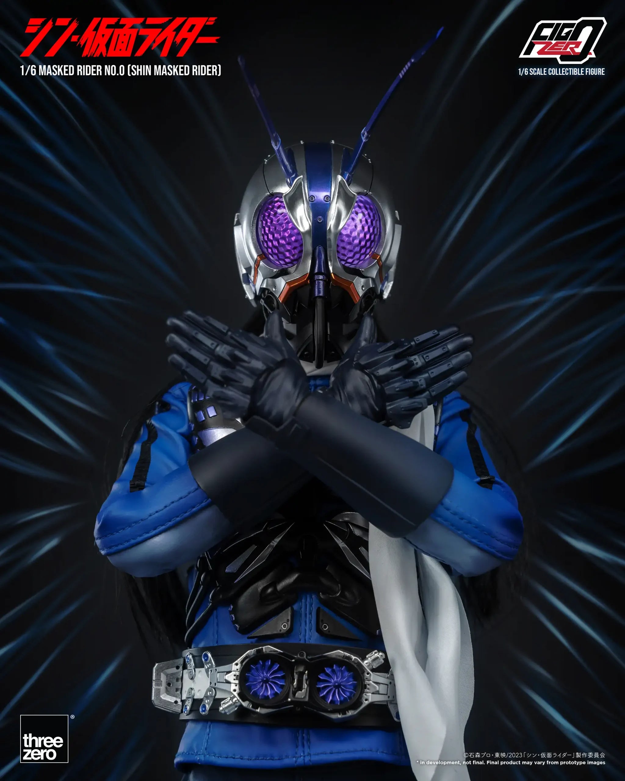 PRE-ORDER threezero - FigZero - Shin Kamen Rider - Kamen Rider No. 0 1/6