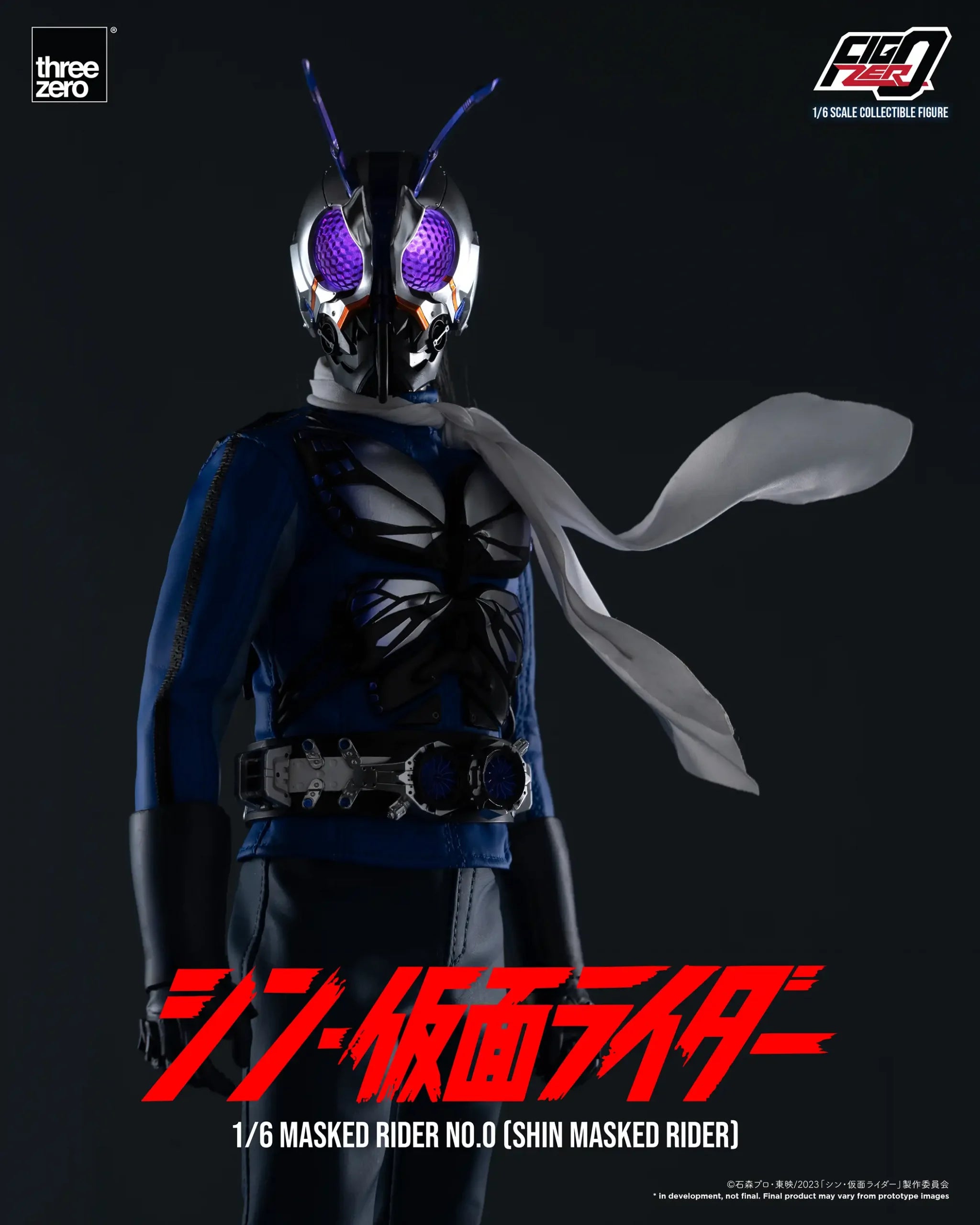 PRE-ORDER threezero - FigZero - Shin Kamen Rider - Kamen Rider No. 0 1/6