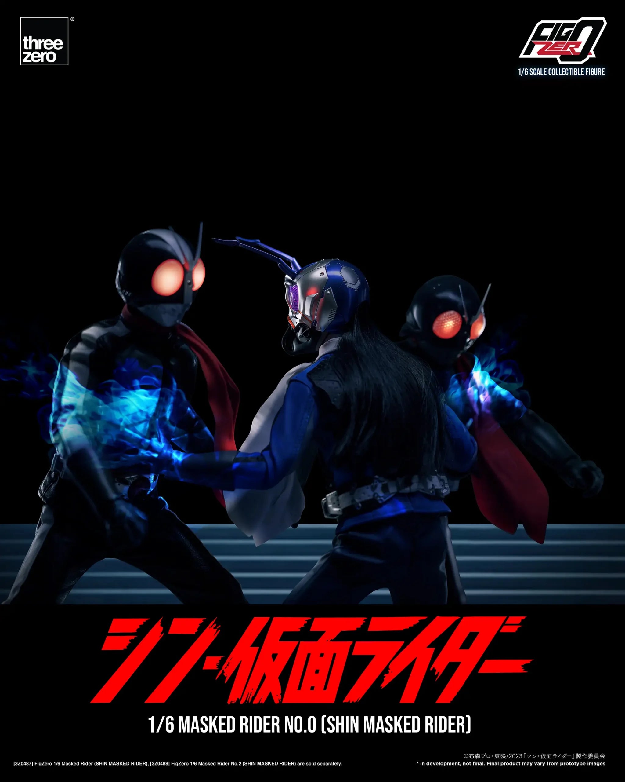 PRE-ORDER threezero - FigZero - Shin Kamen Rider - Kamen Rider No. 0 1/6