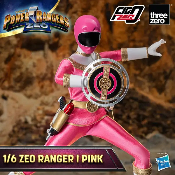 PRE-ORDER threezero - FigZero - Power Rangers Zeo - Zeo Ranger I Pink 1/6