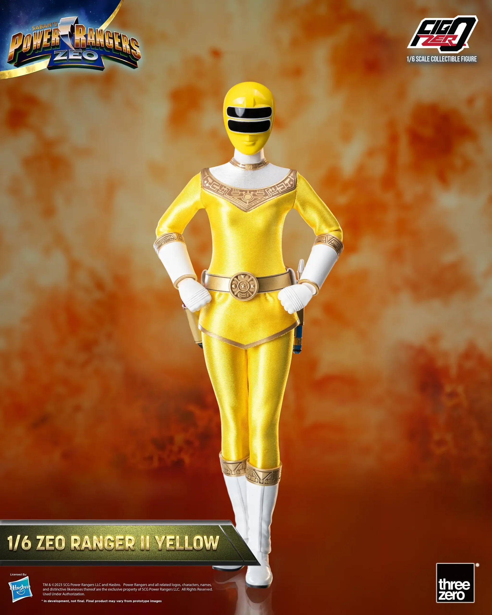 PRE-ORDER threezero - FigZero - Power Rangers Zeo - Zeo Ranger II Yellow 1/6