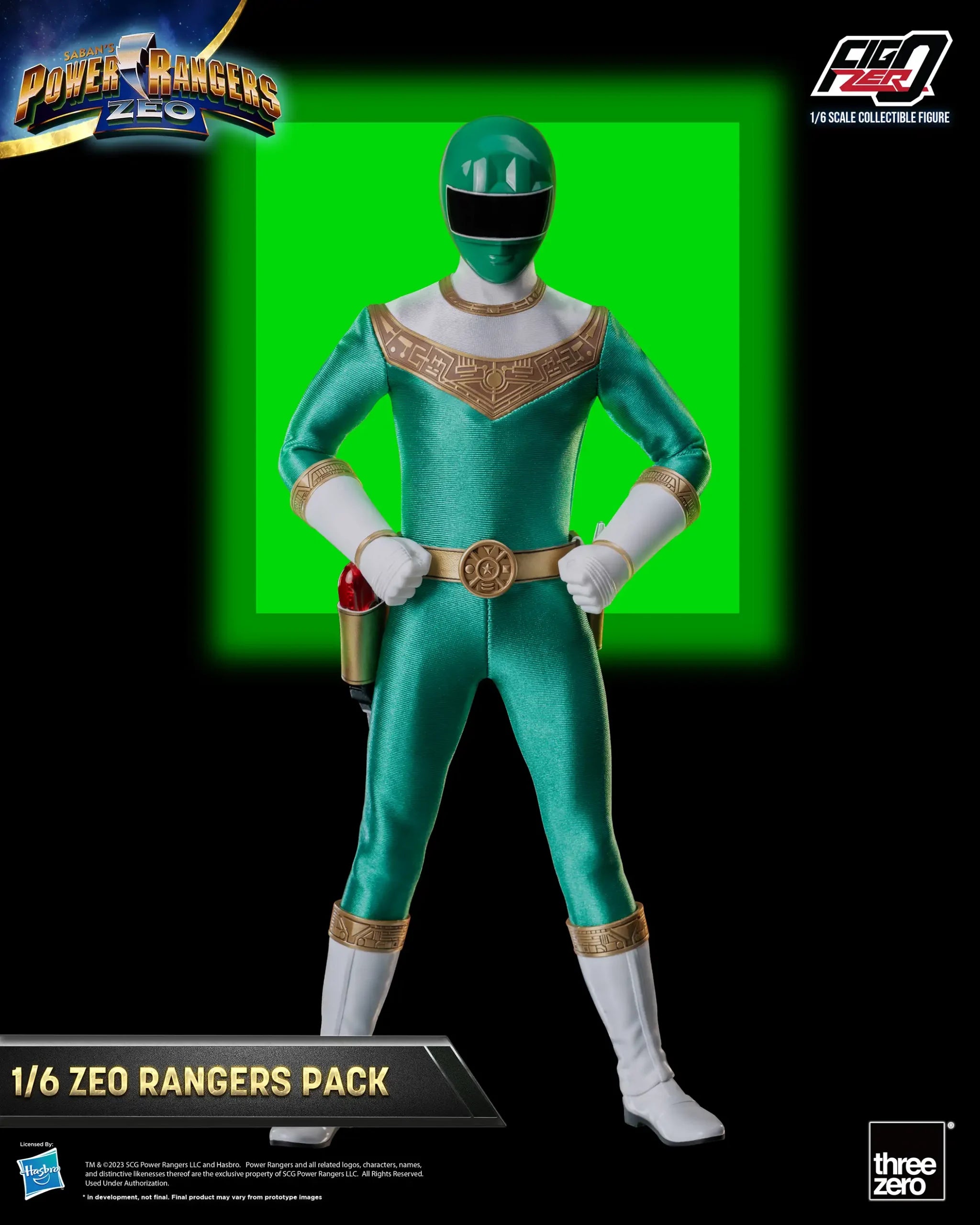 PRE-ORDER threezero - FigZero - Power Rangers Zeo - Zeo Rangers Pack 1/6