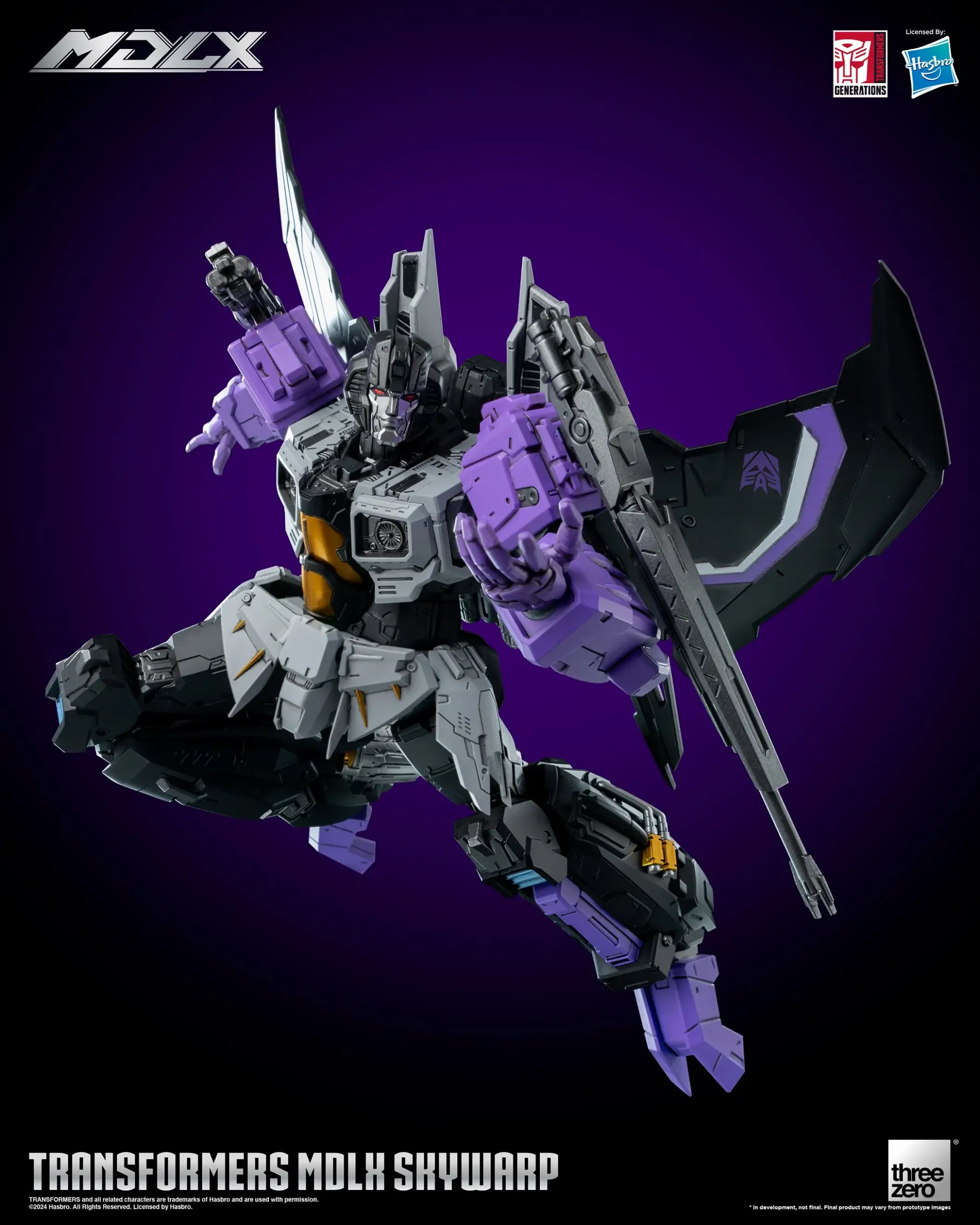 PRE-ORDER threezero - Transformers - MDLX Skywarp