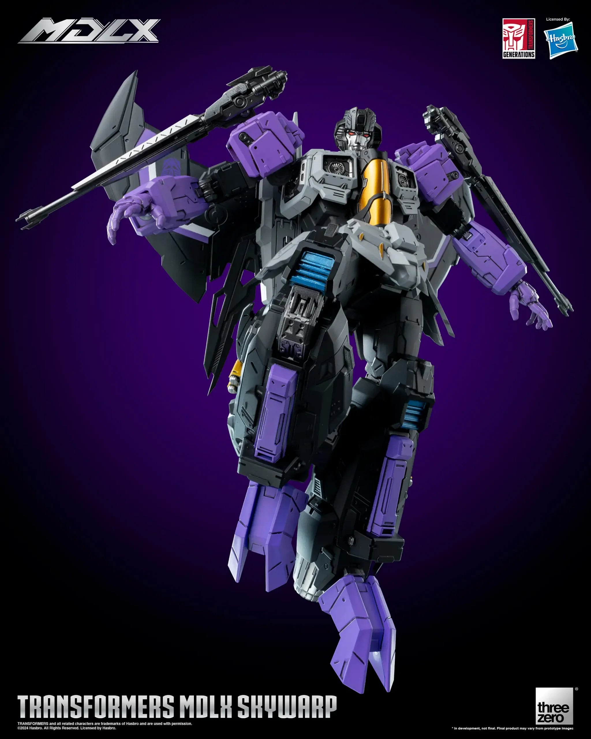 PRE-ORDER threezero - Transformers - MDLX Skywarp
