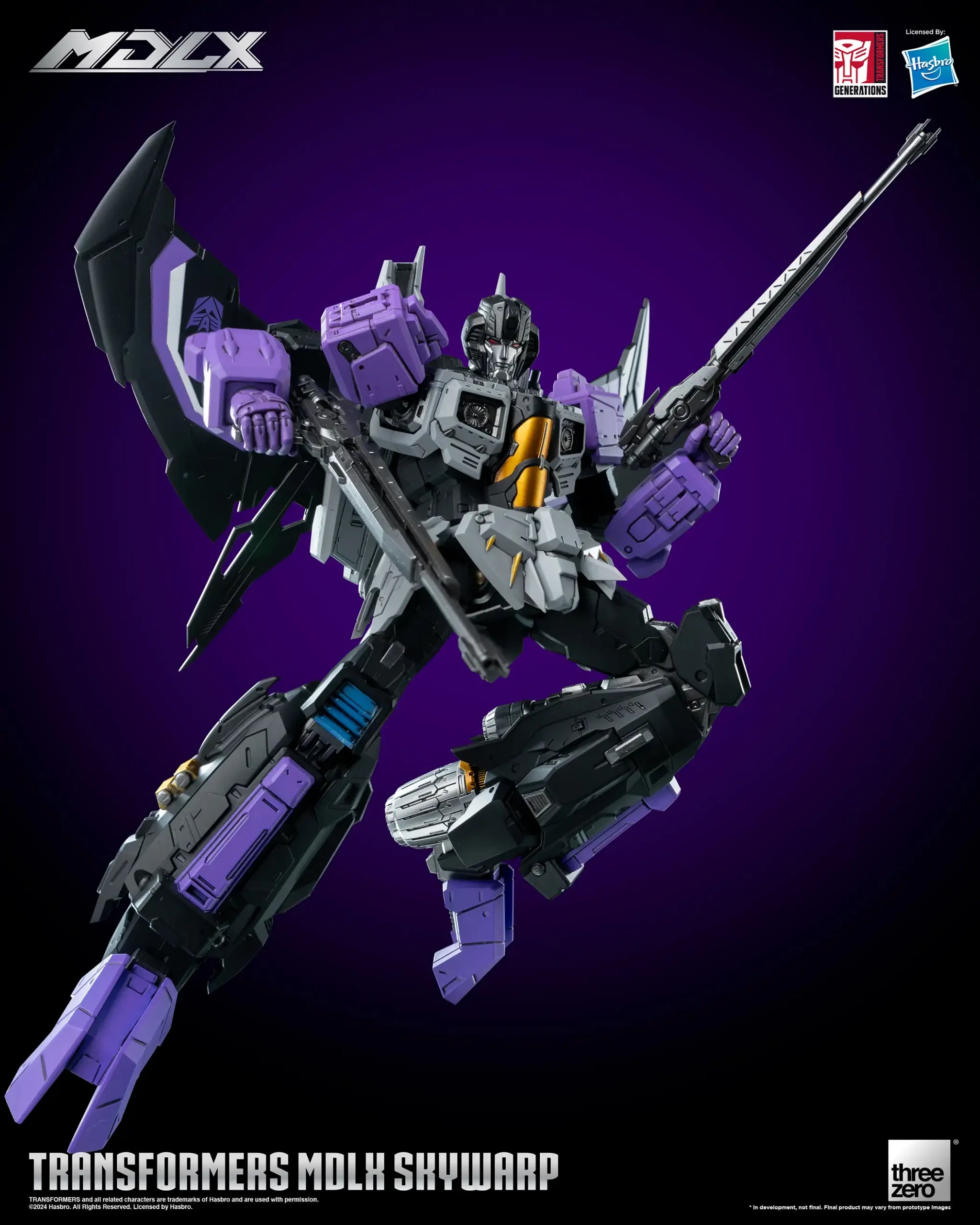 PRE-ORDER threezero - Transformers - MDLX Skywarp