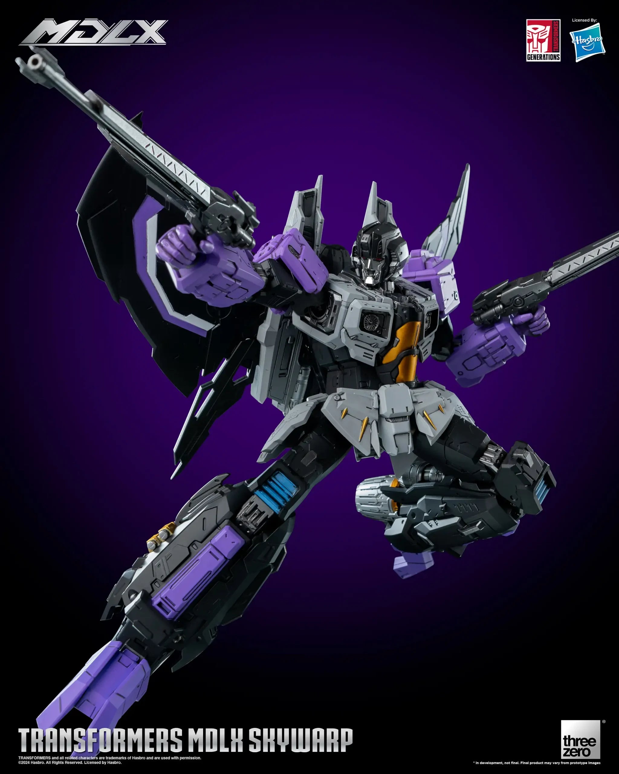 PRE-ORDER threezero - Transformers - MDLX Skywarp