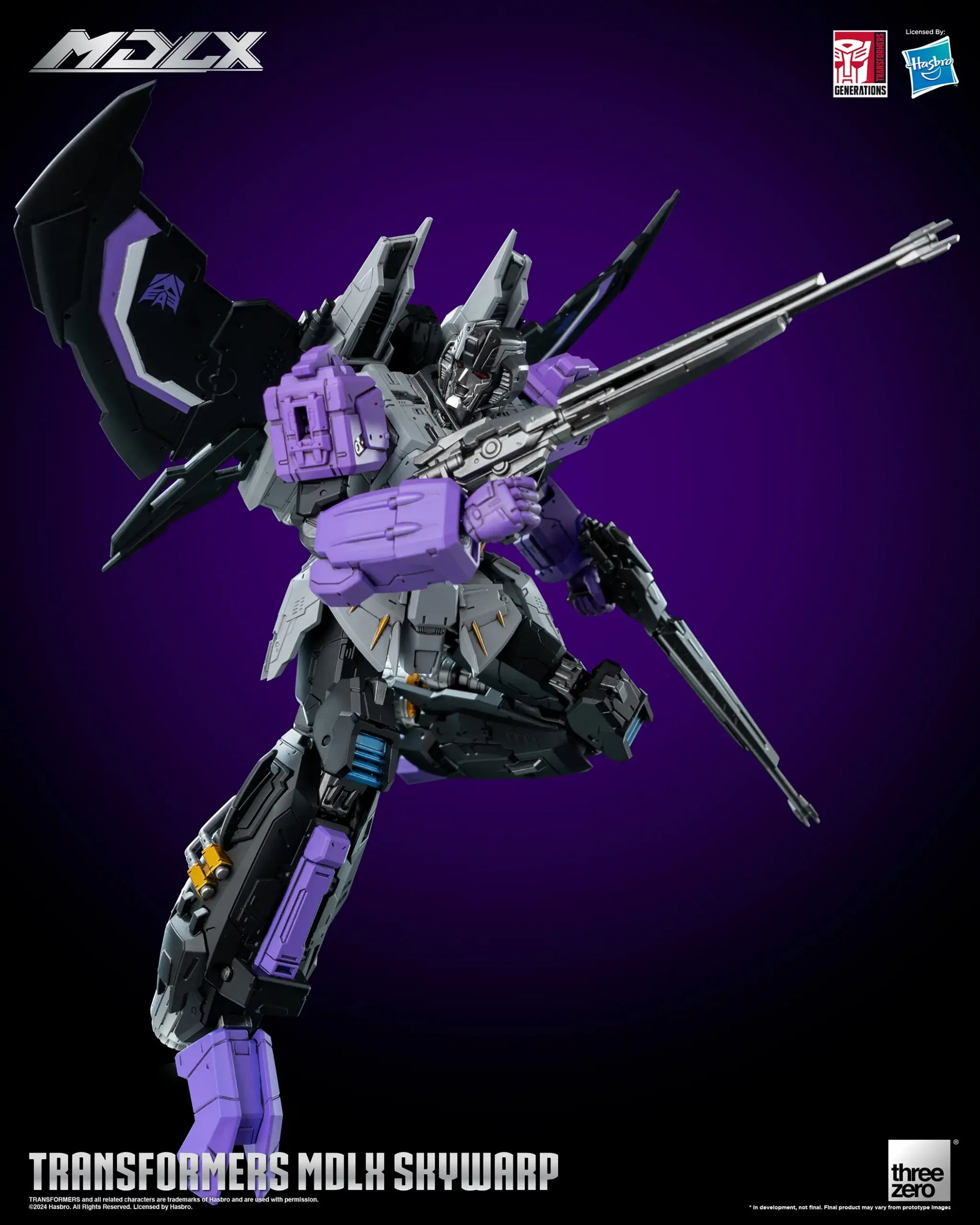 PRE-ORDER threezero - Transformers - MDLX Skywarp