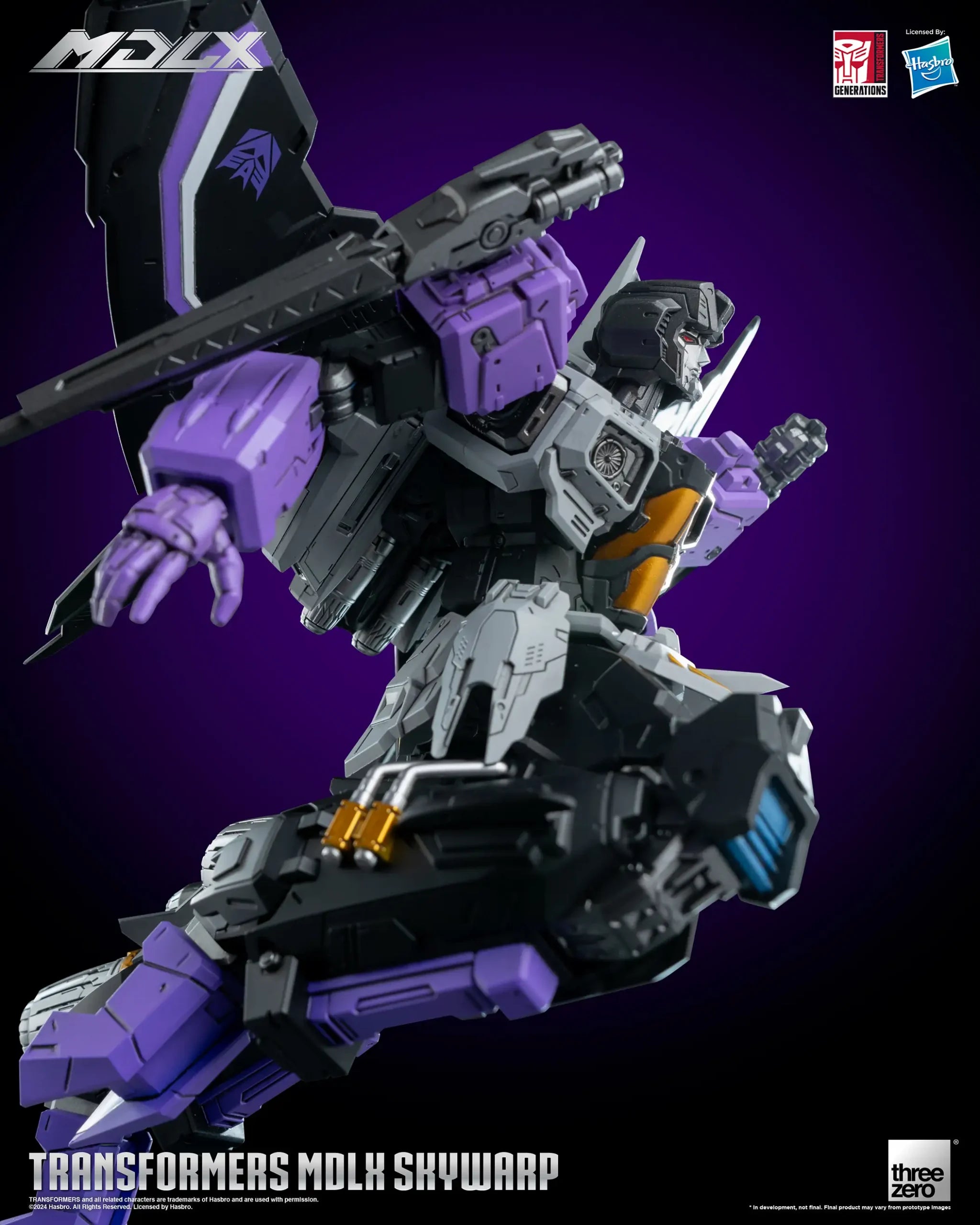 PRE-ORDER threezero - Transformers - MDLX Skywarp