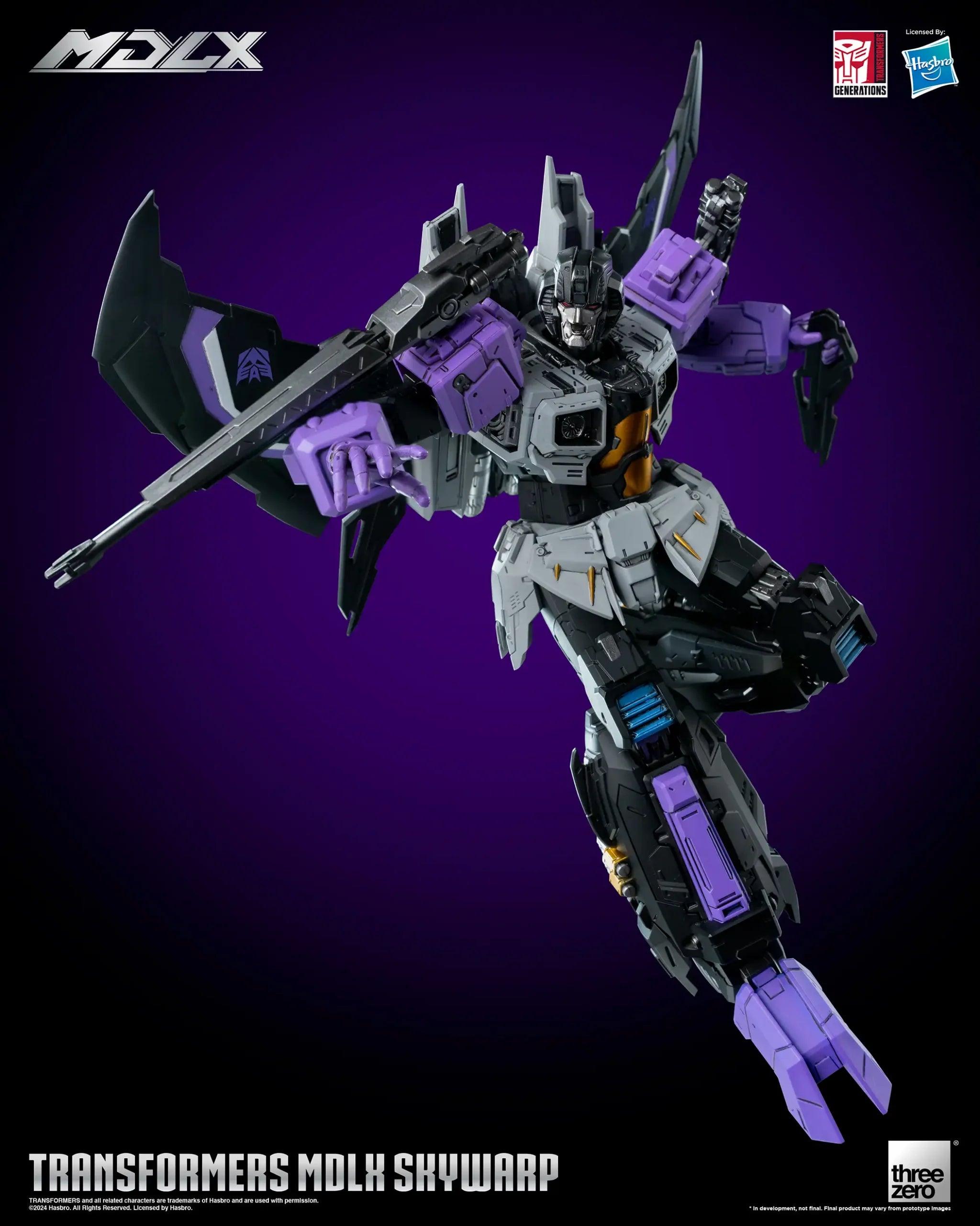 PRE-ORDER threezero - Transformers - MDLX Skywarp