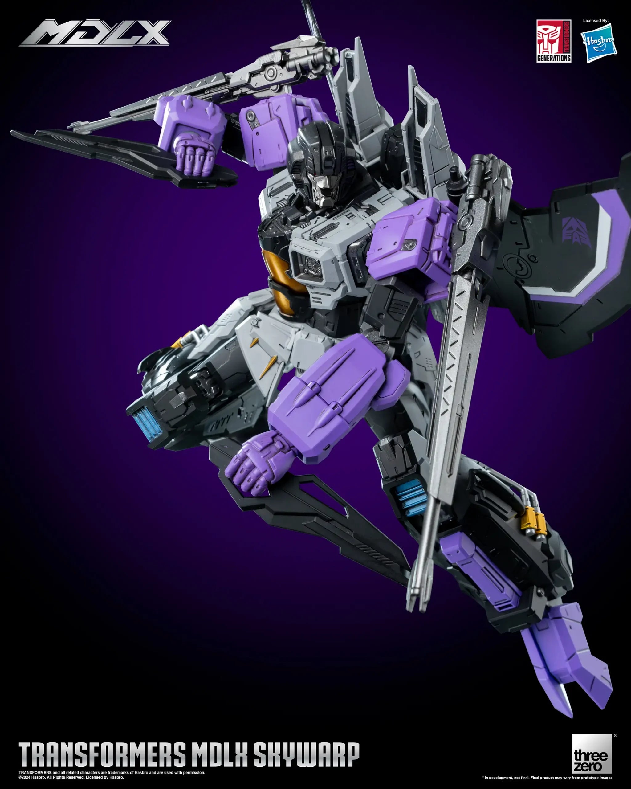 PRE-ORDER threezero - Transformers - MDLX Skywarp