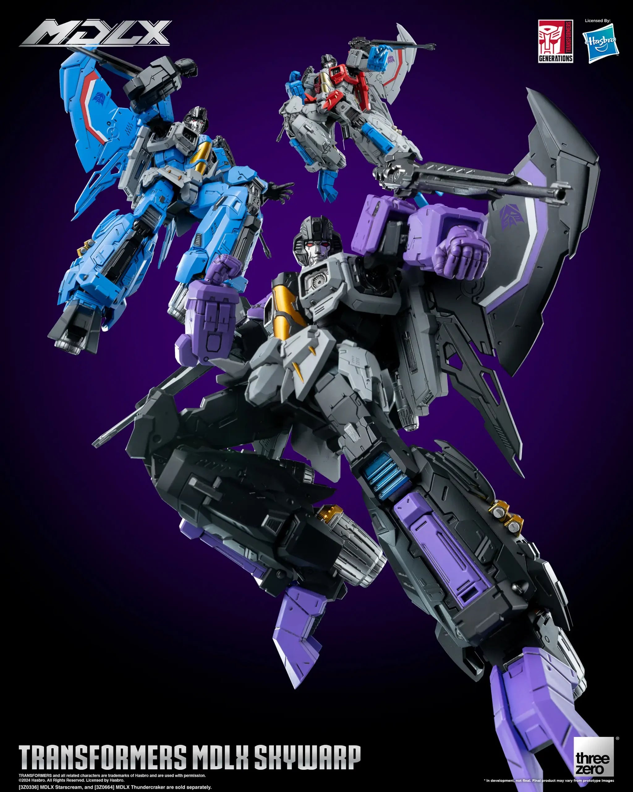 PRE-ORDER threezero - Transformers - MDLX Skywarp