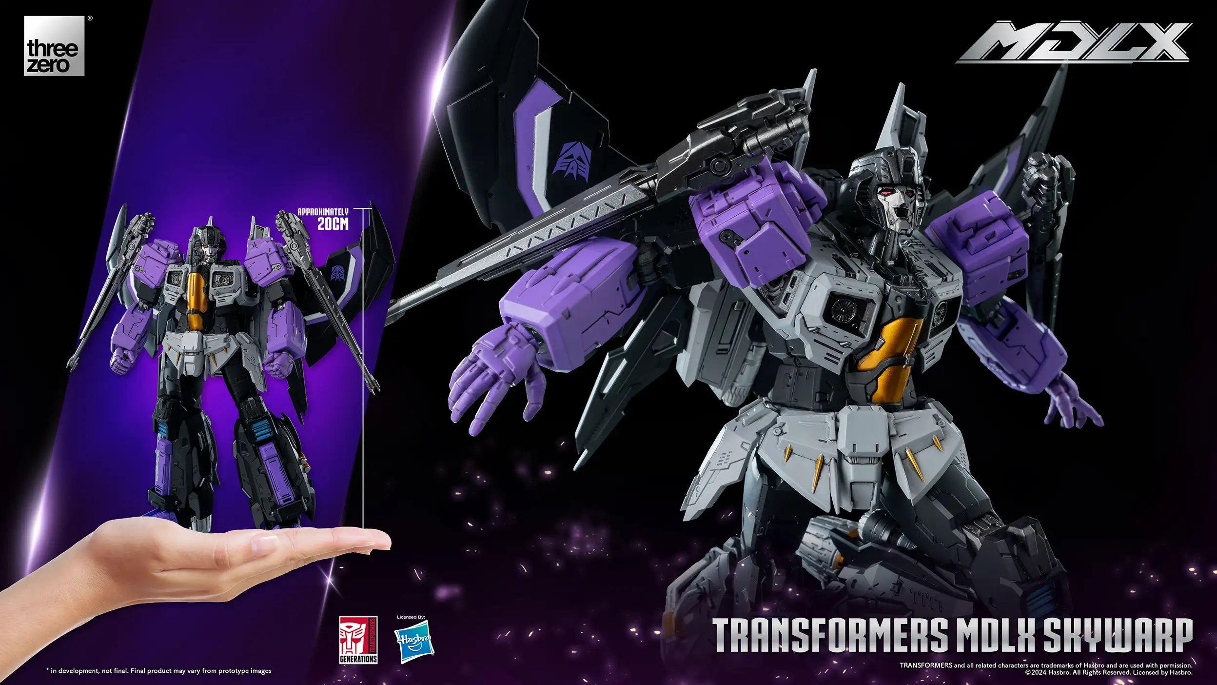 PRE-ORDER threezero - Transformers - MDLX Skywarp
