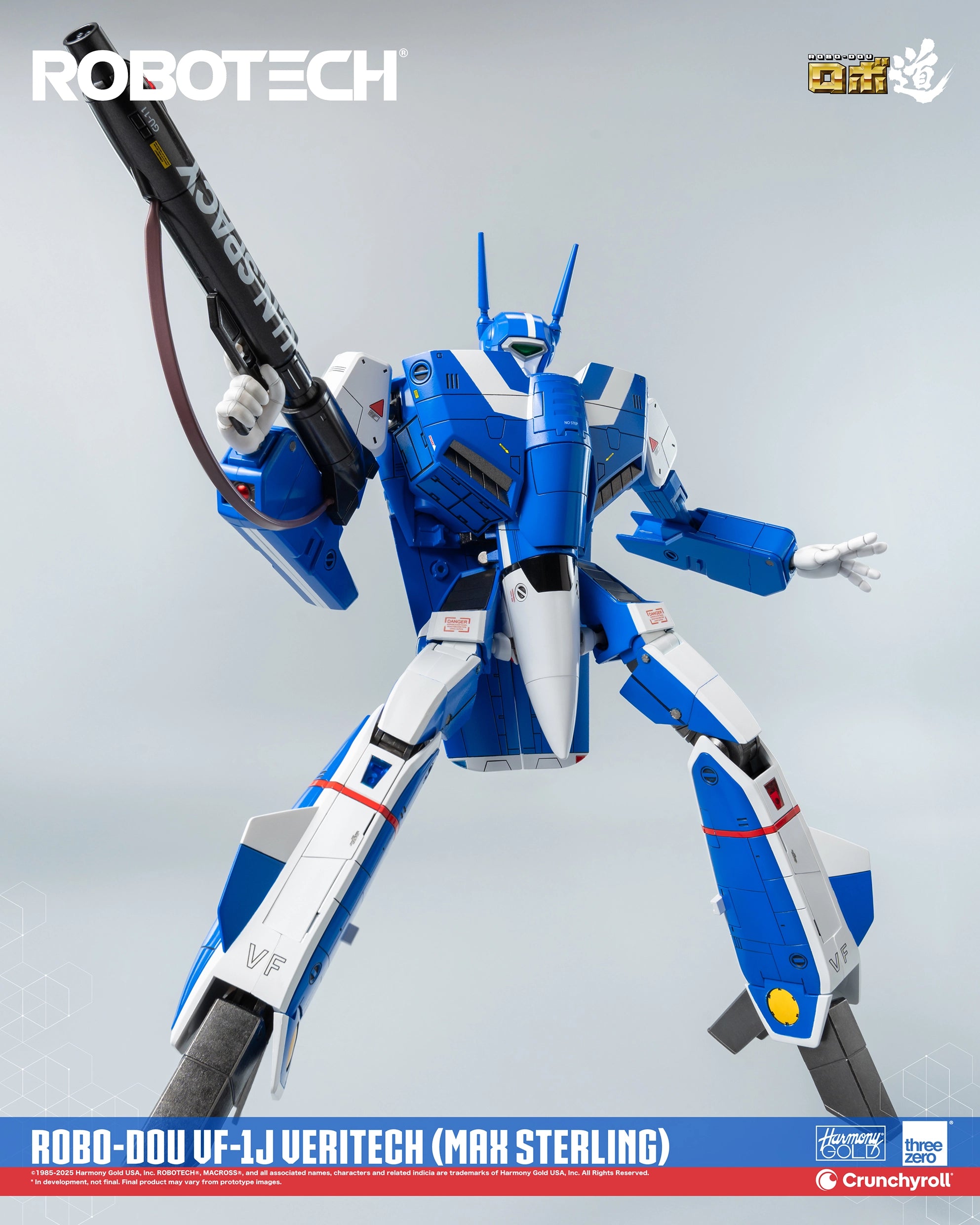 PRE-ORDER threezero - Robo-Dou - Robotech - VF-1J Veritech: Max Sterling Use