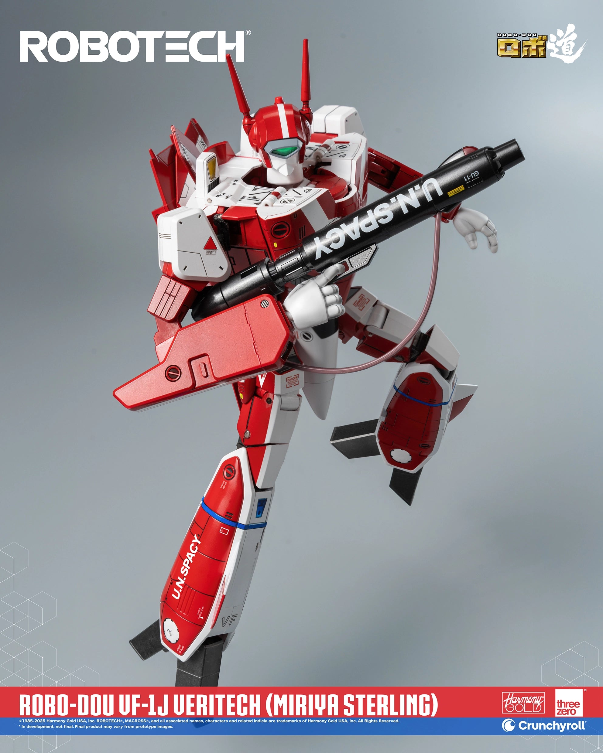 PRE-ORDER threezero - Robo-Dou - Robotech - VF-1J Veritech: Miriya Sterling Use