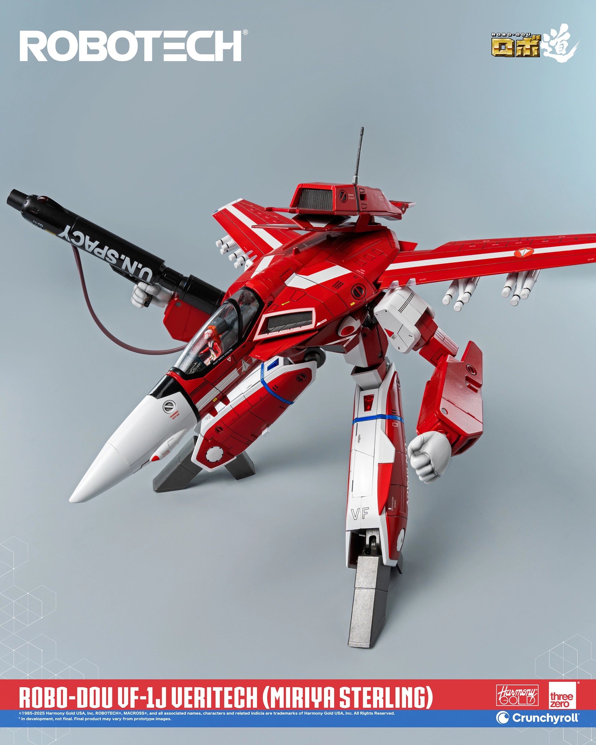 PRE-ORDER threezero - Robo-Dou - Robotech - VF-1J Veritech: Miriya Sterling Use