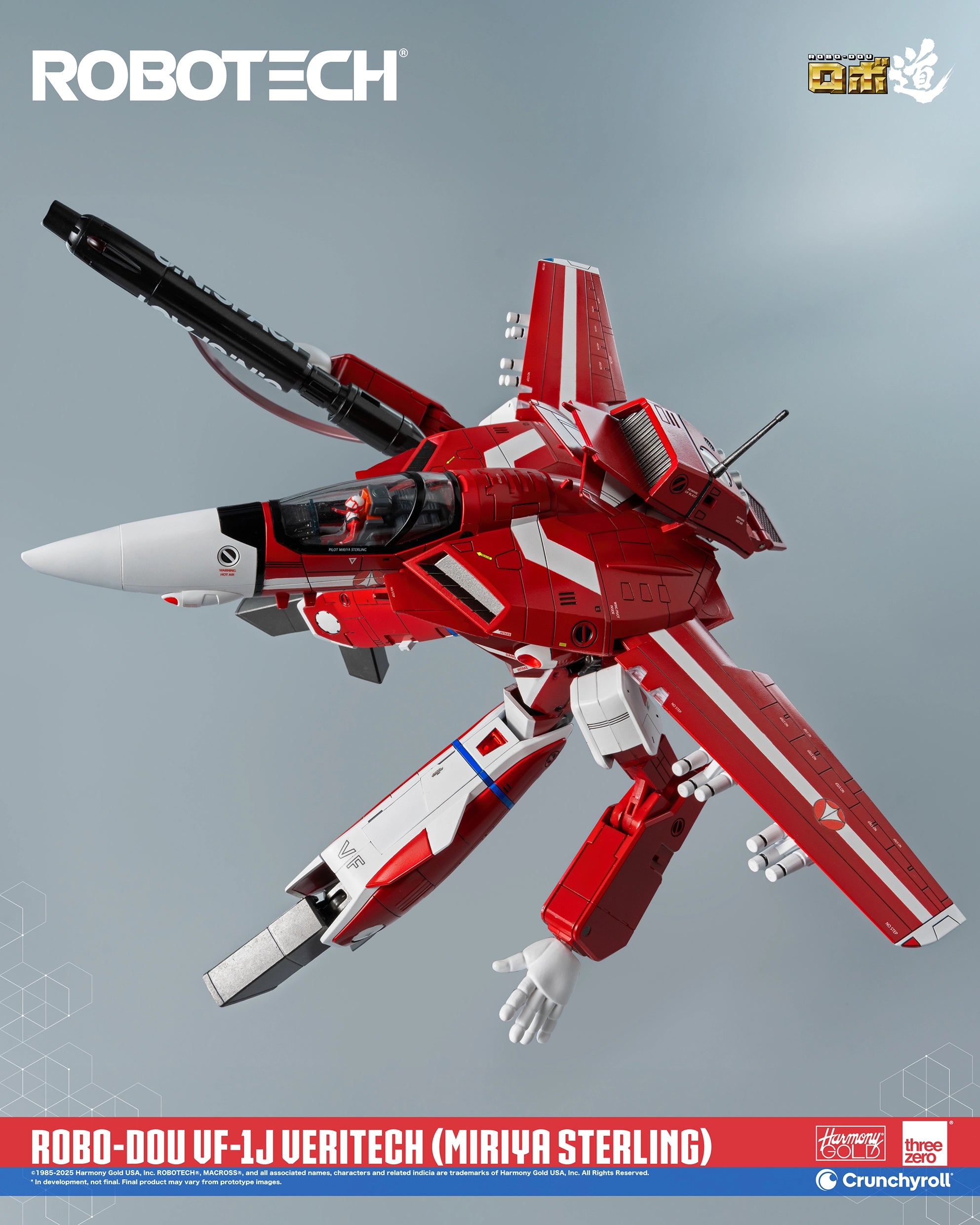 PRE-ORDER threezero - Robo-Dou - Robotech - VF-1J Veritech: Miriya Sterling Use