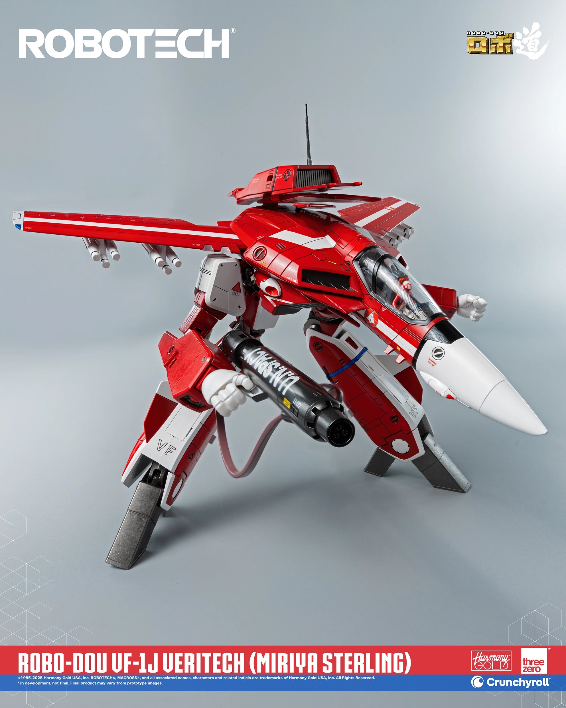 PRE-ORDER threezero - Robo-Dou - Robotech - VF-1J Veritech: Miriya Sterling Use