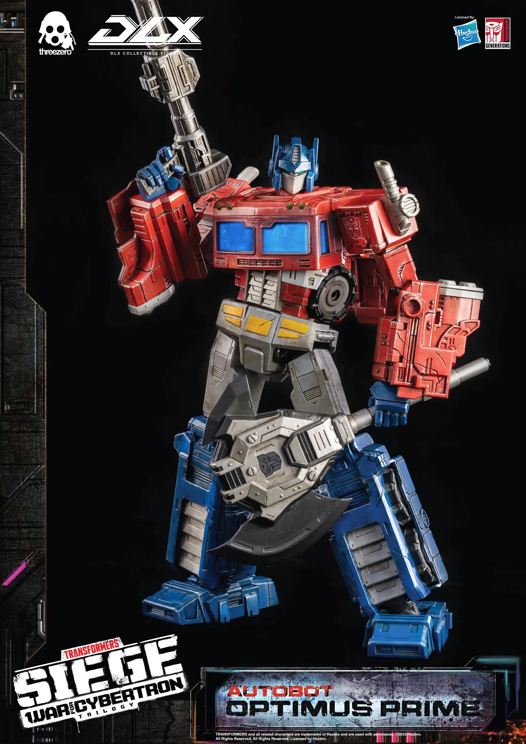 PRE-ORDER threezero - Transformers: War For Cybertron Trilogy - DLX Optimus Prime