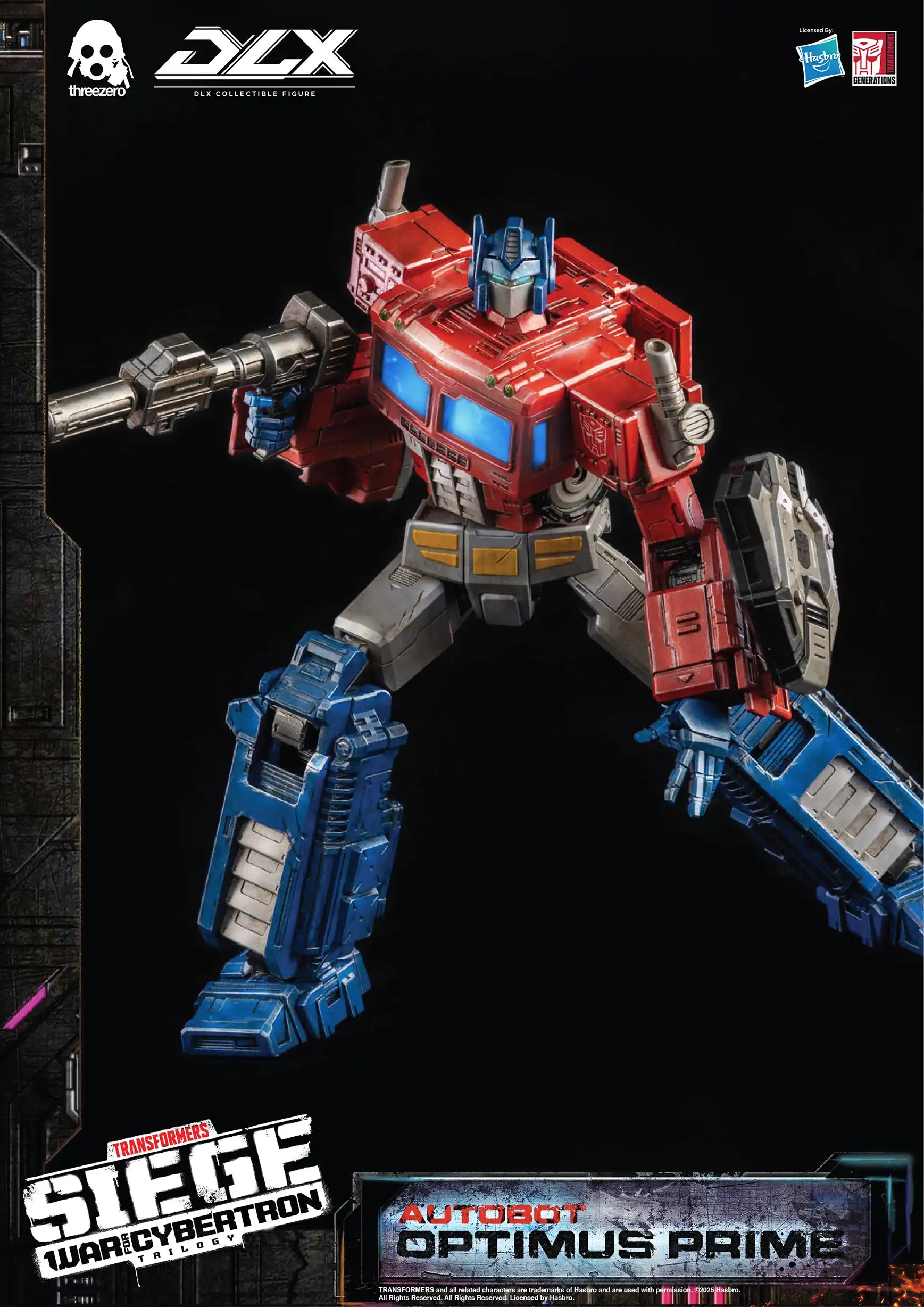 PRE-ORDER threezero - Transformers: War For Cybertron Trilogy - DLX Optimus Prime