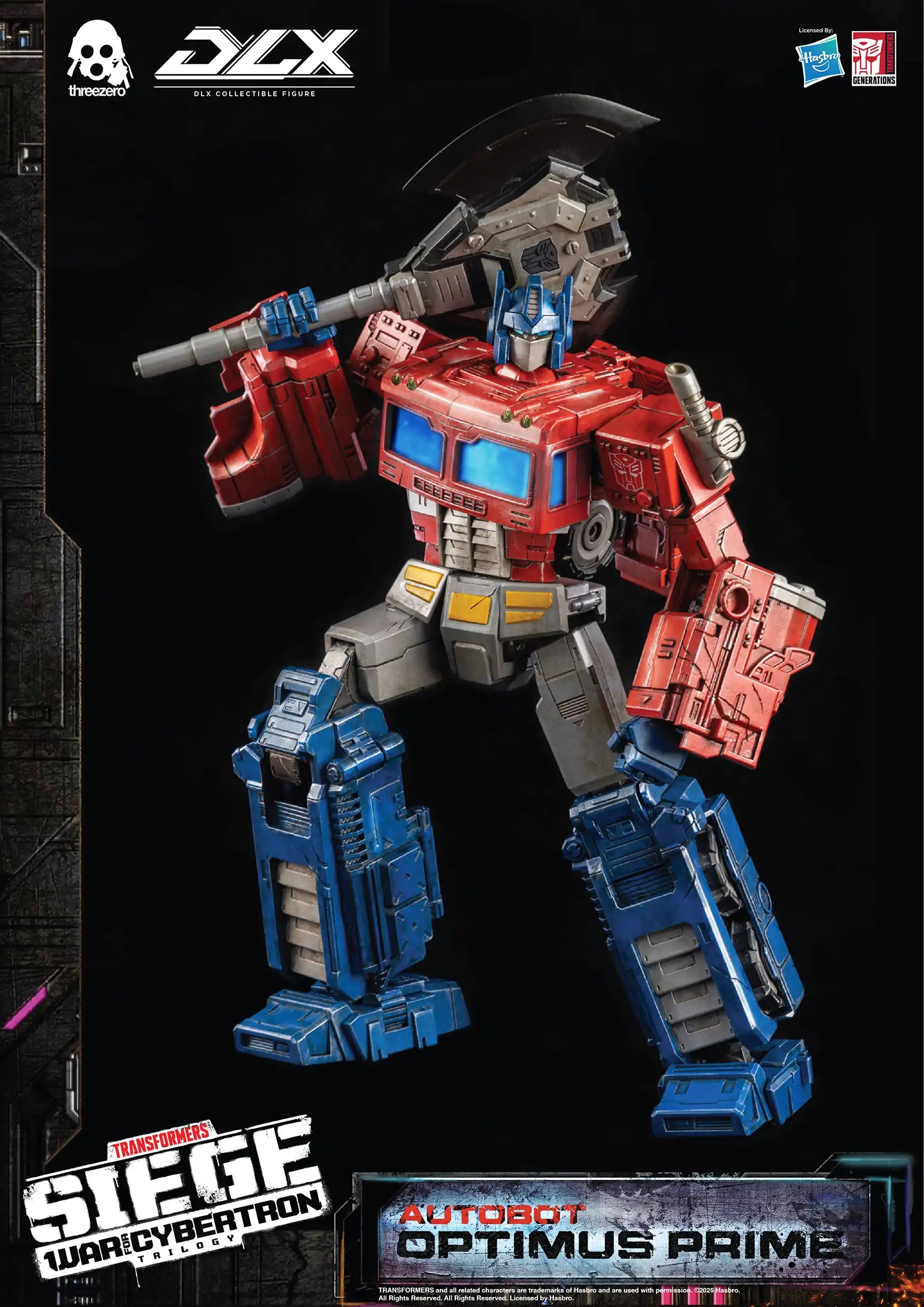 PRE-ORDER threezero - Transformers: War For Cybertron Trilogy - DLX Optimus Prime