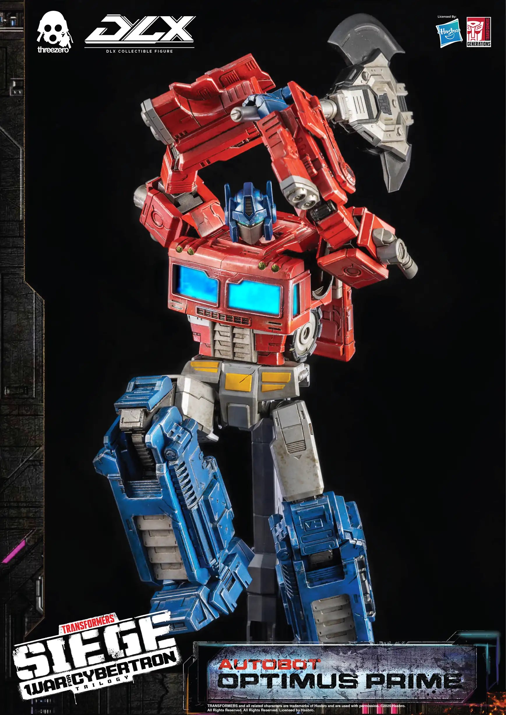 PRE-ORDER threezero - Transformers: War For Cybertron Trilogy - DLX Optimus Prime