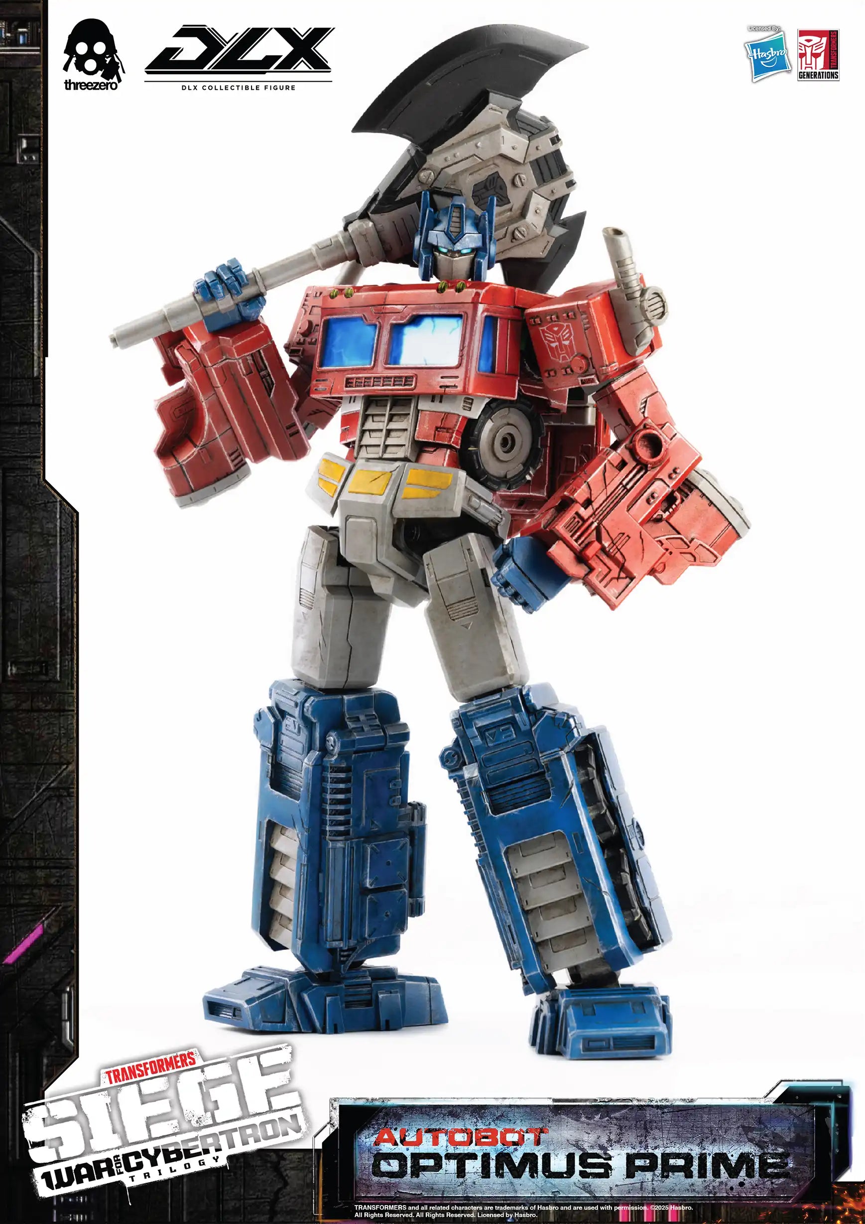 PRE-ORDER threezero - Transformers: War For Cybertron Trilogy - DLX Optimus Prime