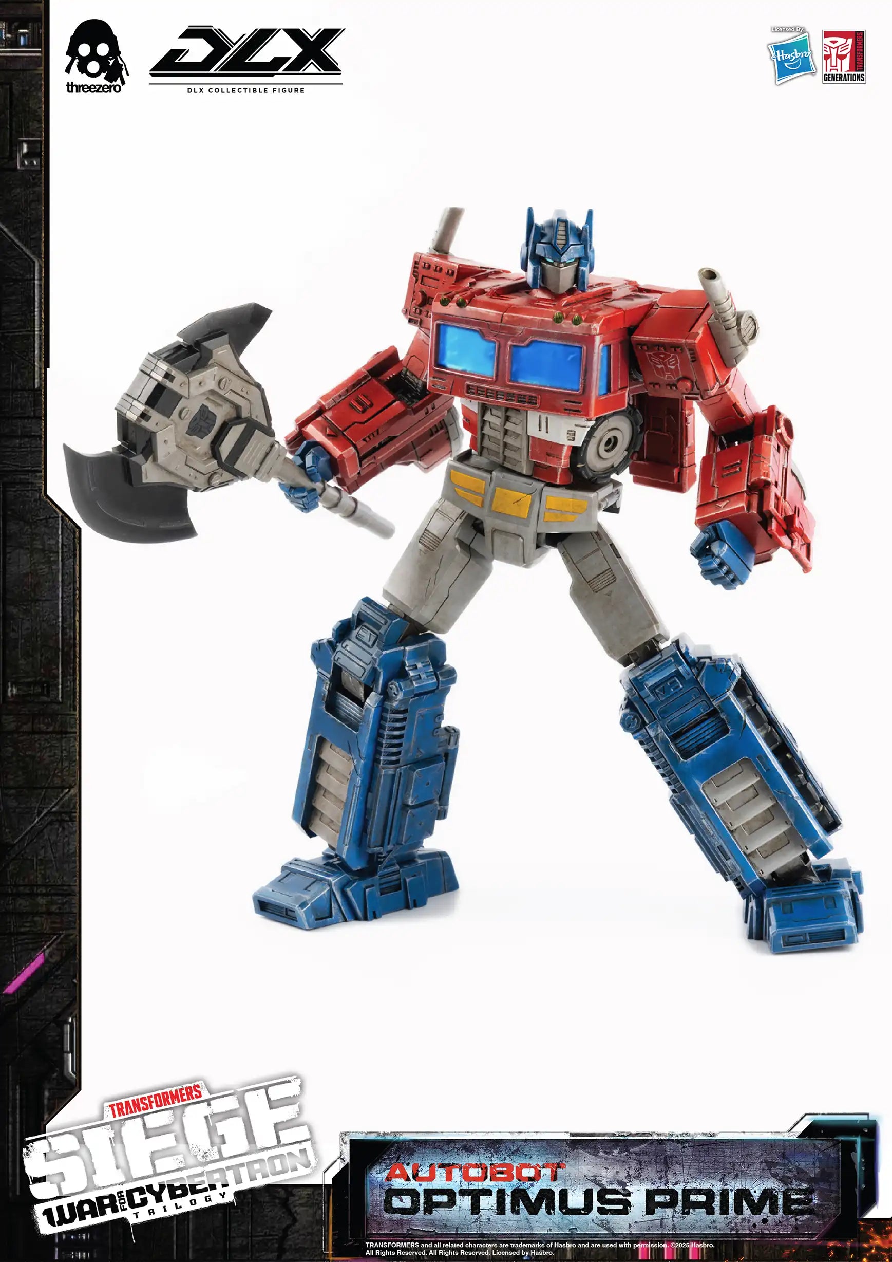 PRE-ORDER threezero - Transformers: War For Cybertron Trilogy - DLX Optimus Prime