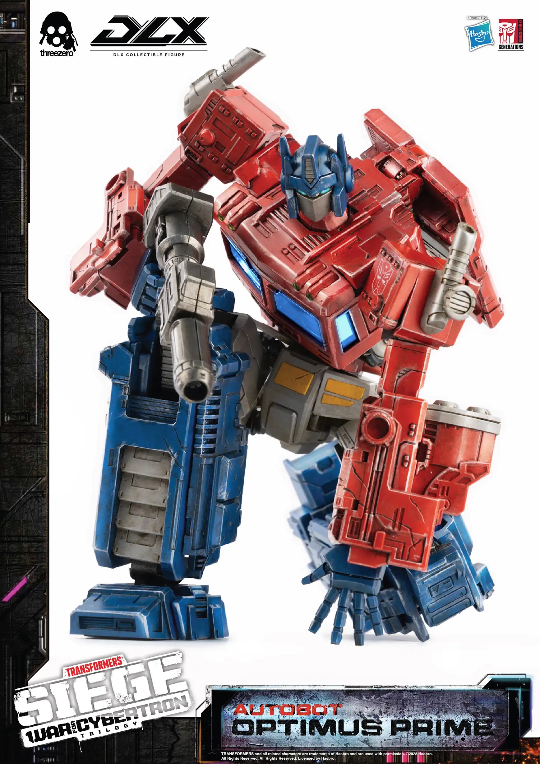 PRE-ORDER threezero - Transformers: War For Cybertron Trilogy - DLX Optimus Prime