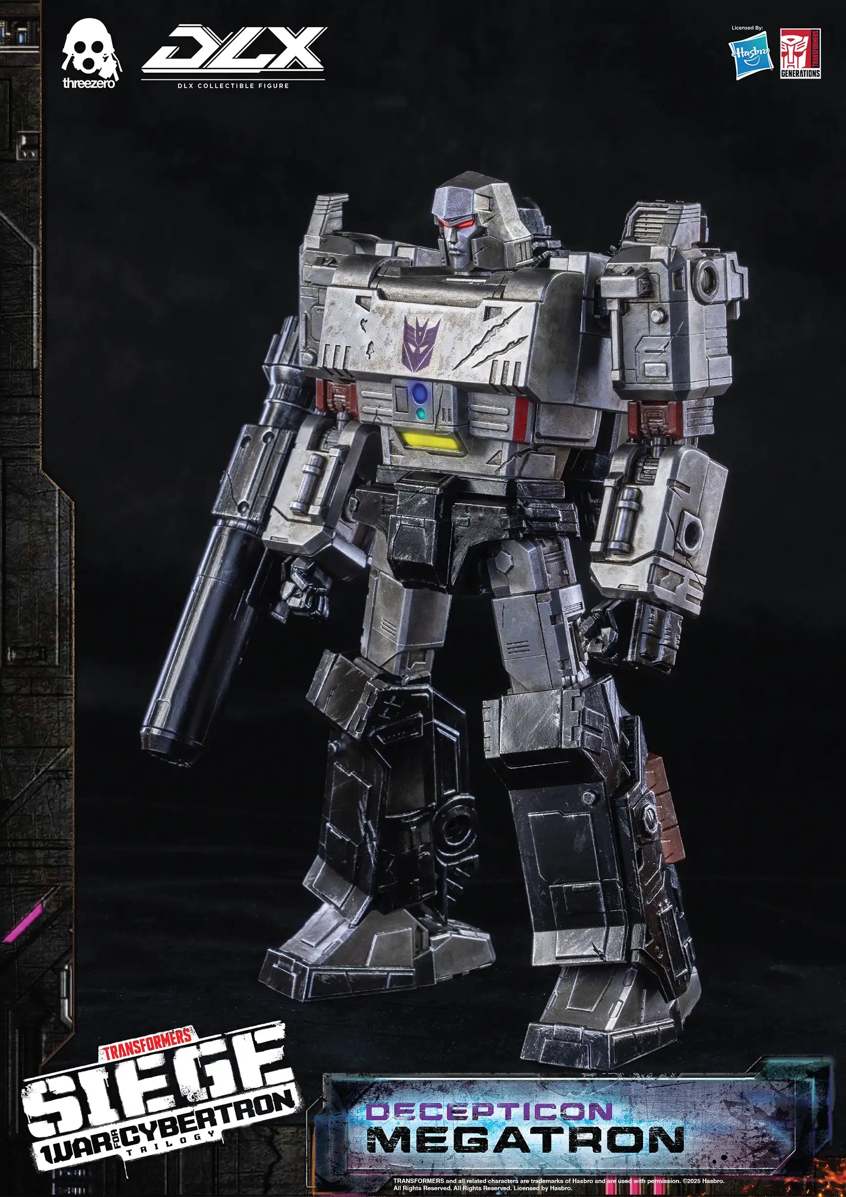 PRE-ORDER threezero - Transformers: War For Cybertron Trilogy - DLX Megatron