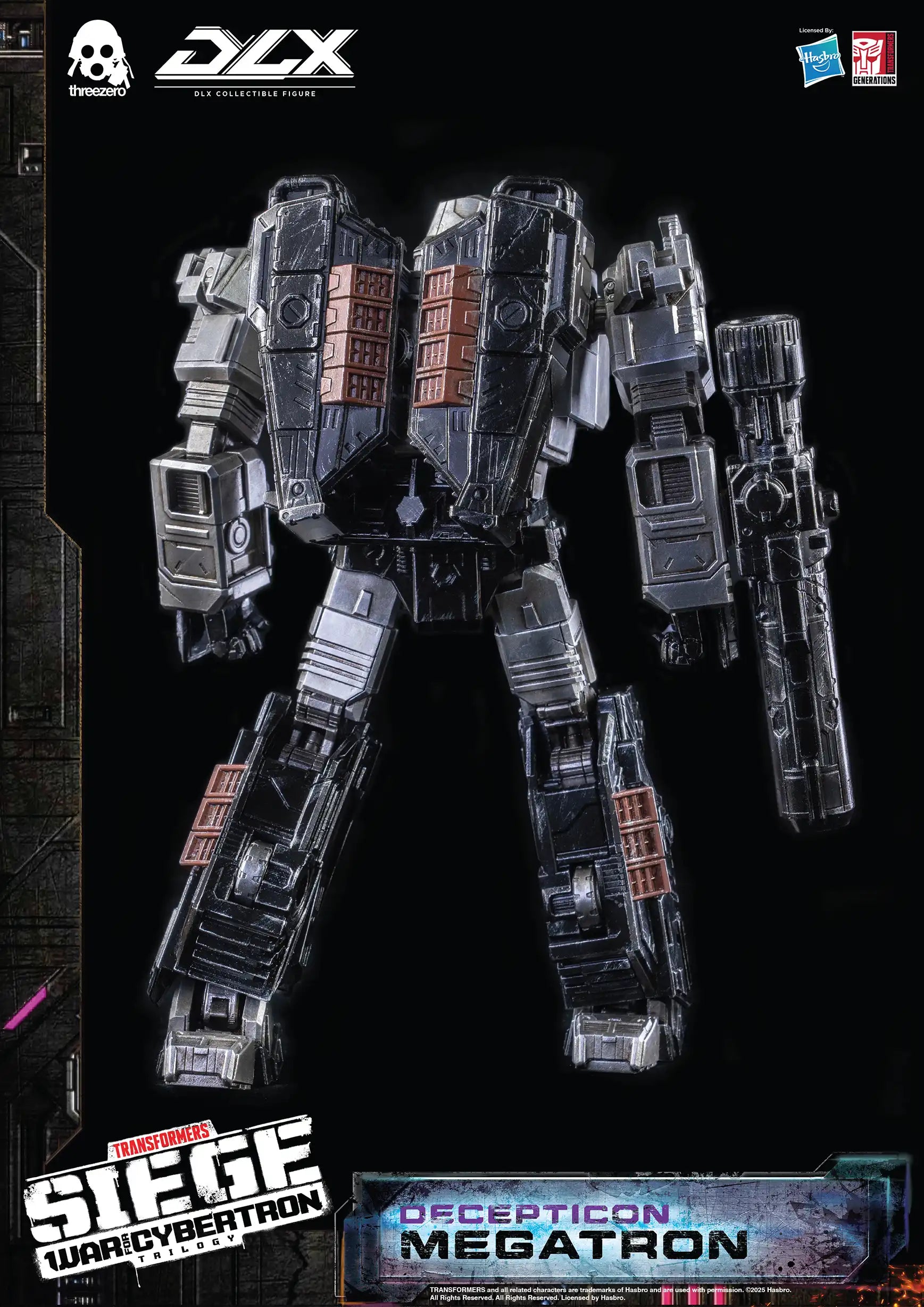 PRE-ORDER threezero - Transformers: War For Cybertron Trilogy - DLX Megatron