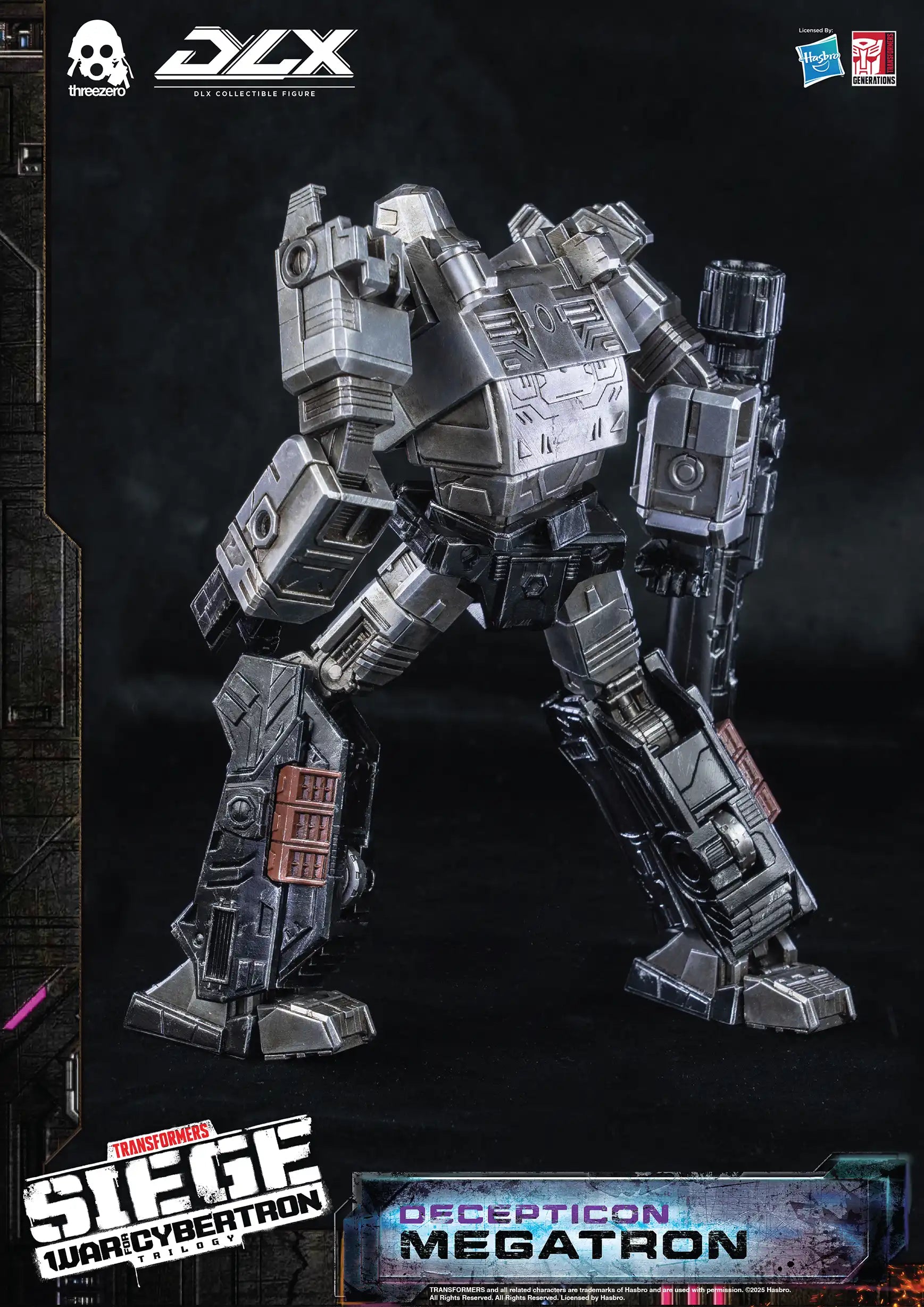 PRE-ORDER threezero - Transformers: War For Cybertron Trilogy - DLX Megatron