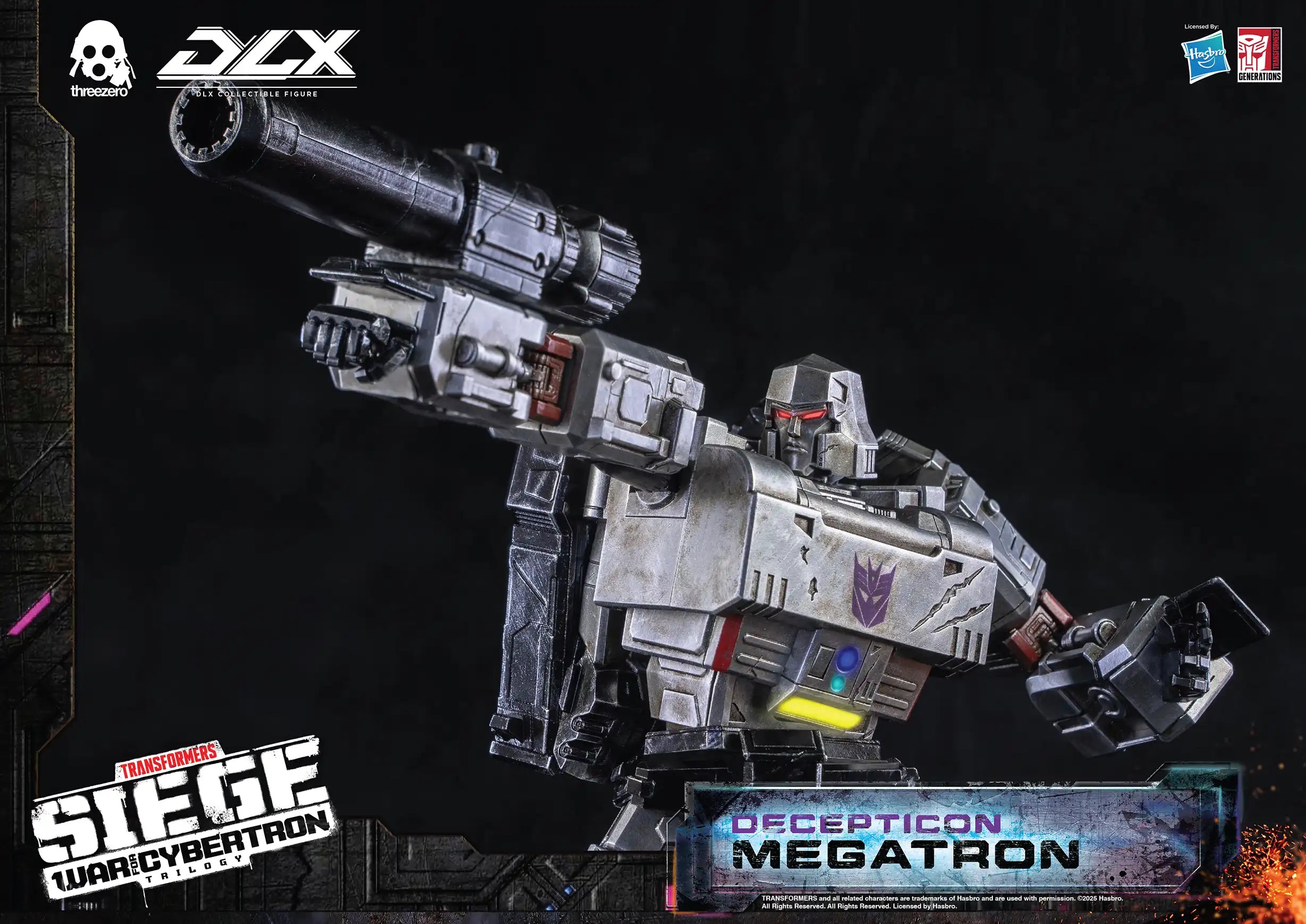 PRE-ORDER threezero - Transformers: War For Cybertron Trilogy - DLX Megatron