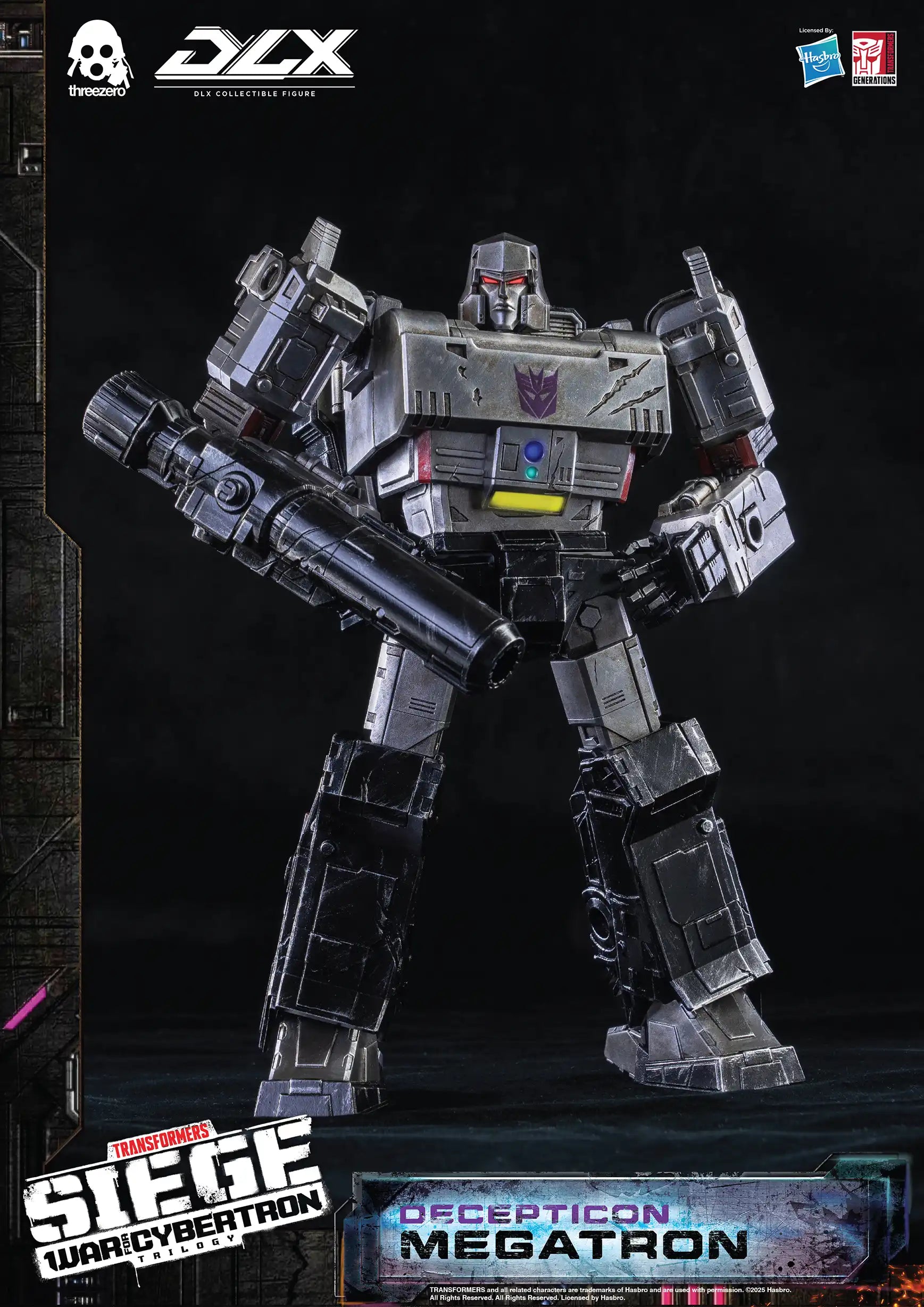 PRE-ORDER threezero - Transformers: War For Cybertron Trilogy - DLX Megatron