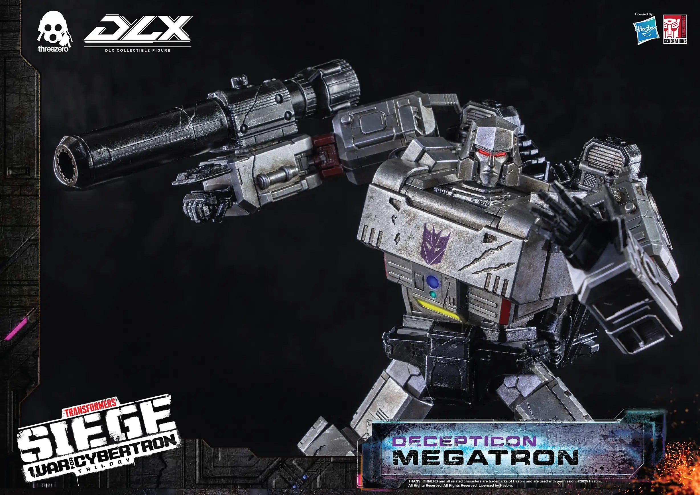 PRE-ORDER threezero - Transformers: War For Cybertron Trilogy - DLX Megatron