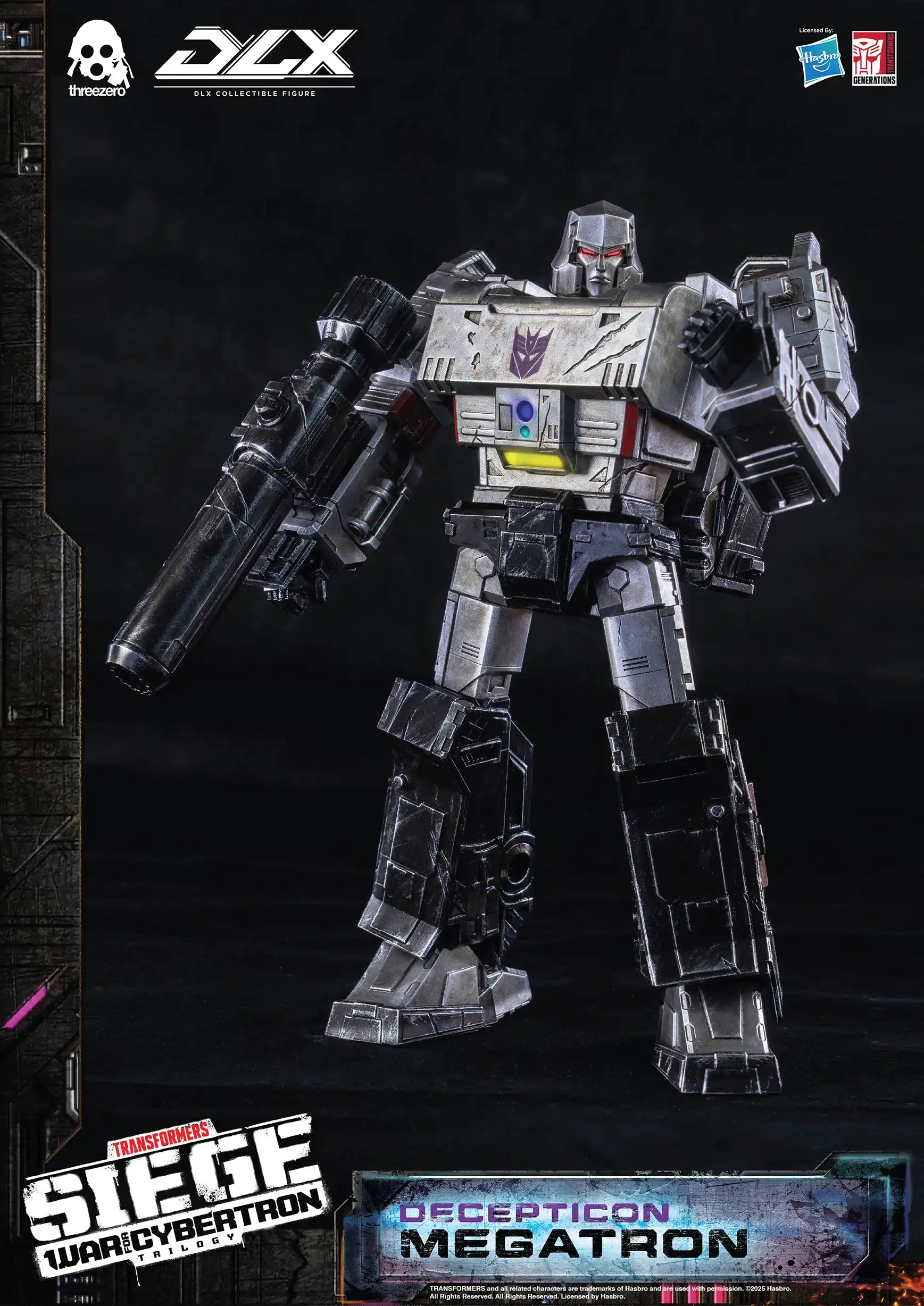 PRE-ORDER threezero - Transformers: War For Cybertron Trilogy - DLX Megatron
