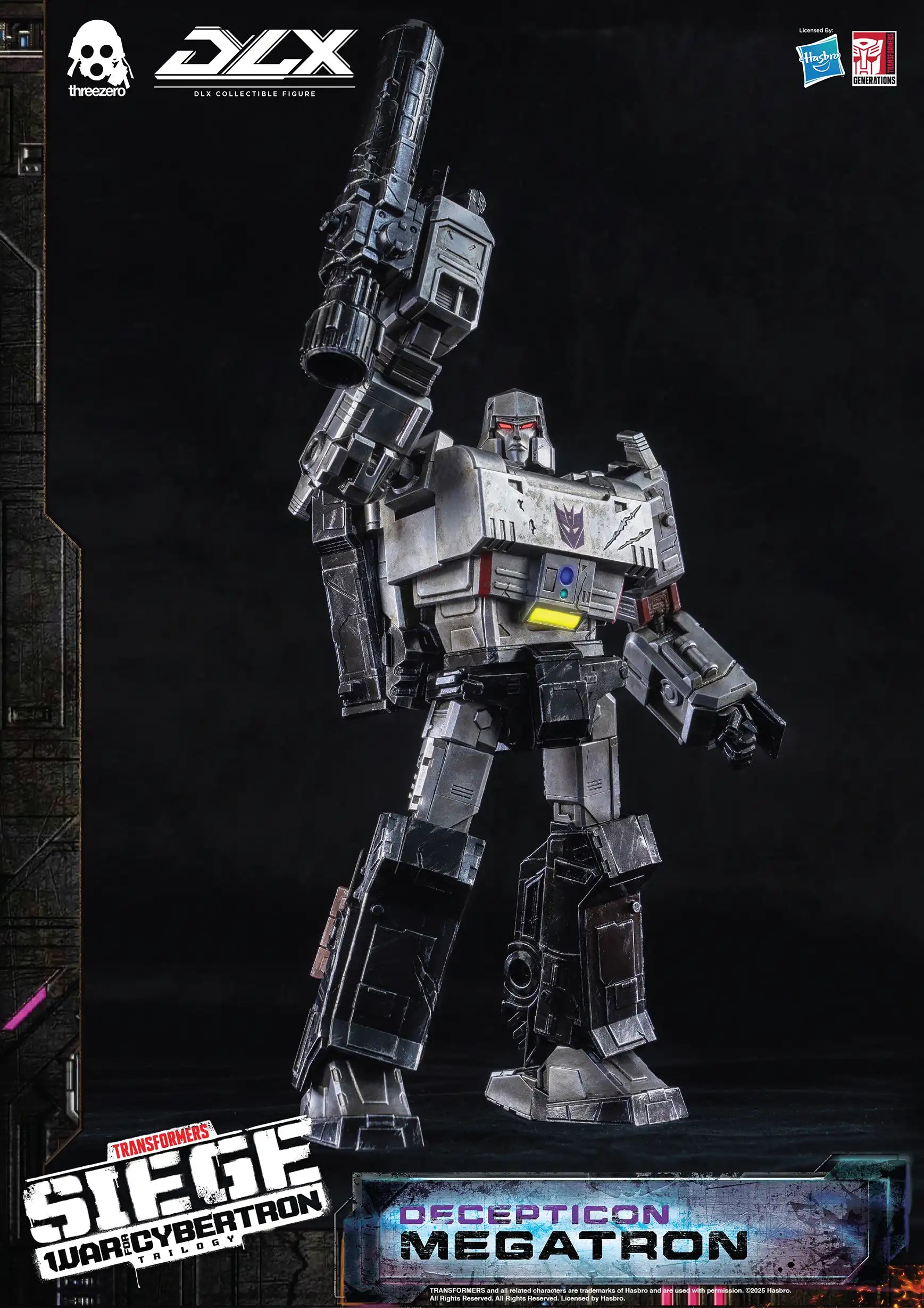 PRE-ORDER threezero - Transformers: War For Cybertron Trilogy - DLX Megatron