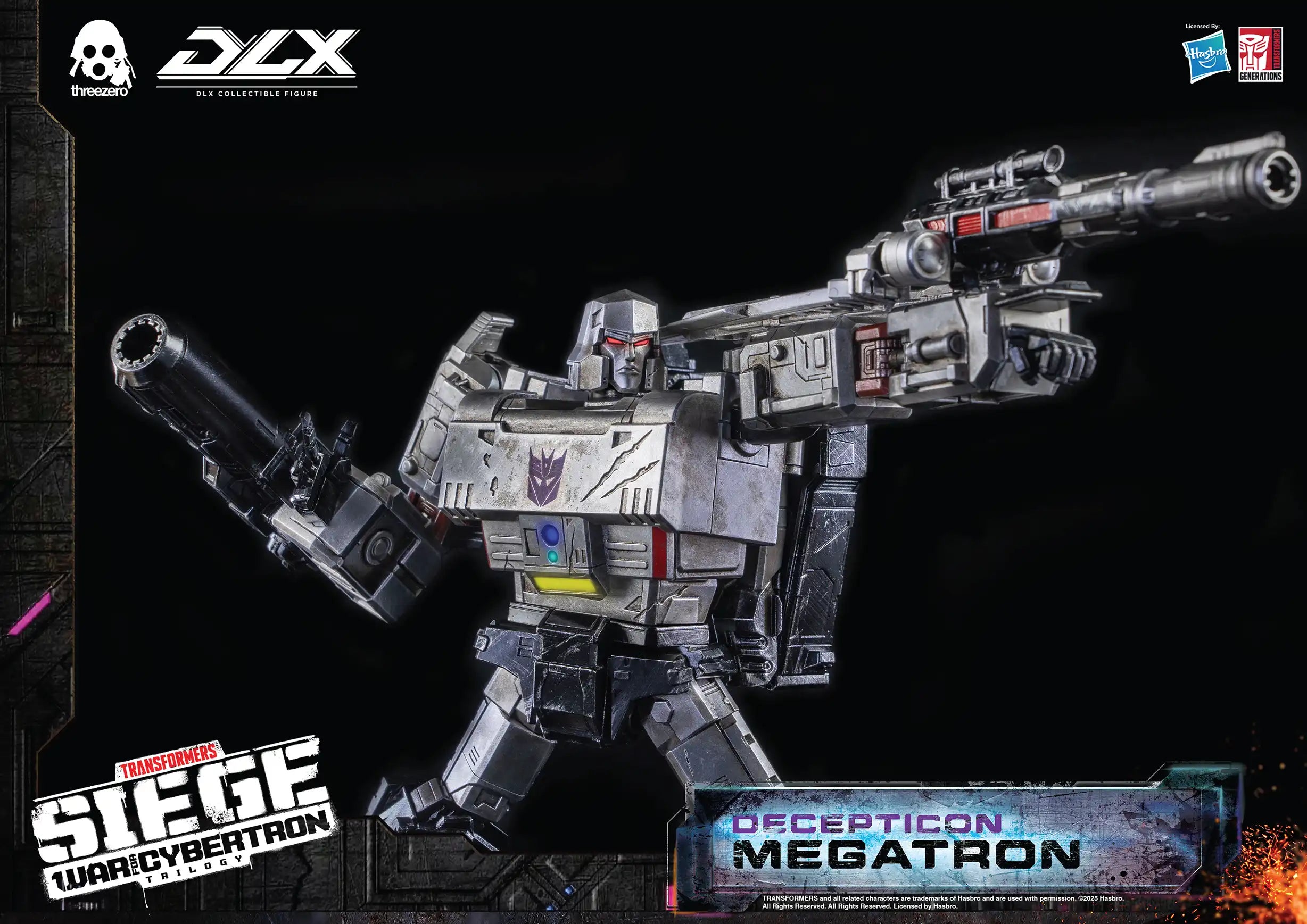PRE-ORDER threezero - Transformers: War For Cybertron Trilogy - DLX Megatron
