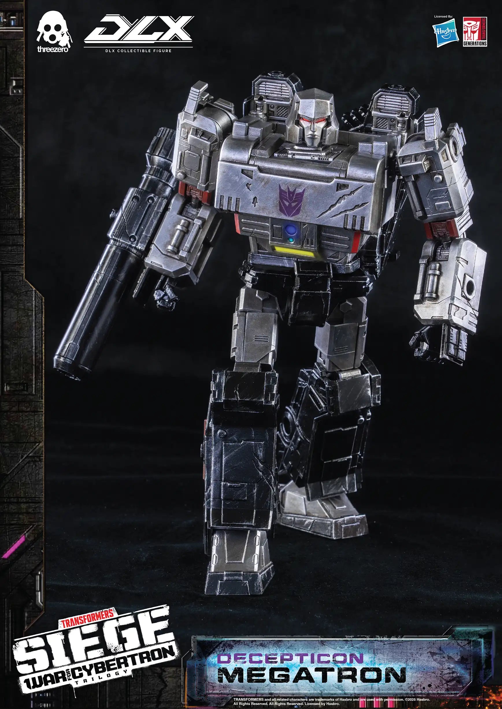 PRE-ORDER threezero - Transformers: War For Cybertron Trilogy - DLX Megatron