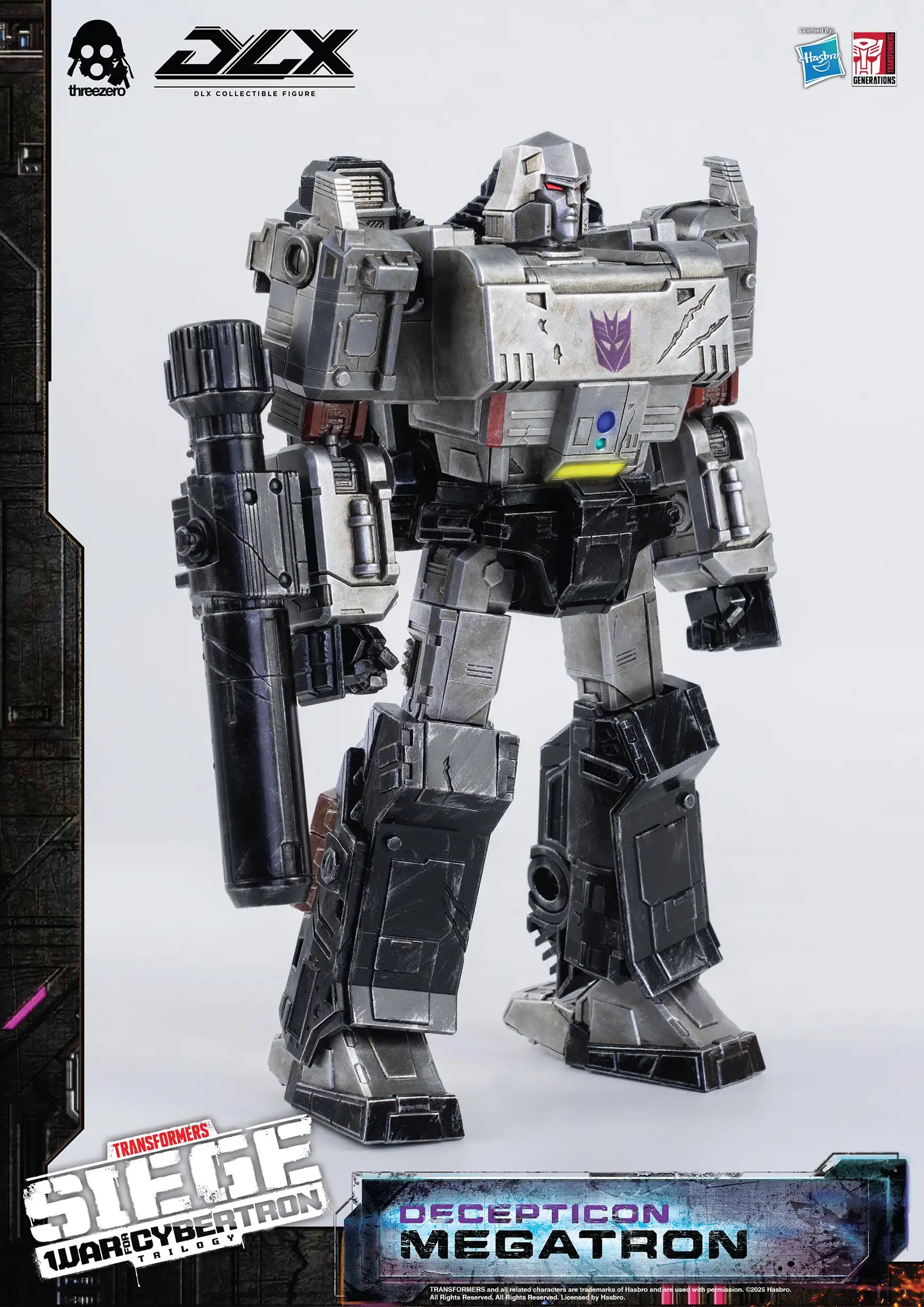 PRE-ORDER threezero - Transformers: War For Cybertron Trilogy - DLX Megatron