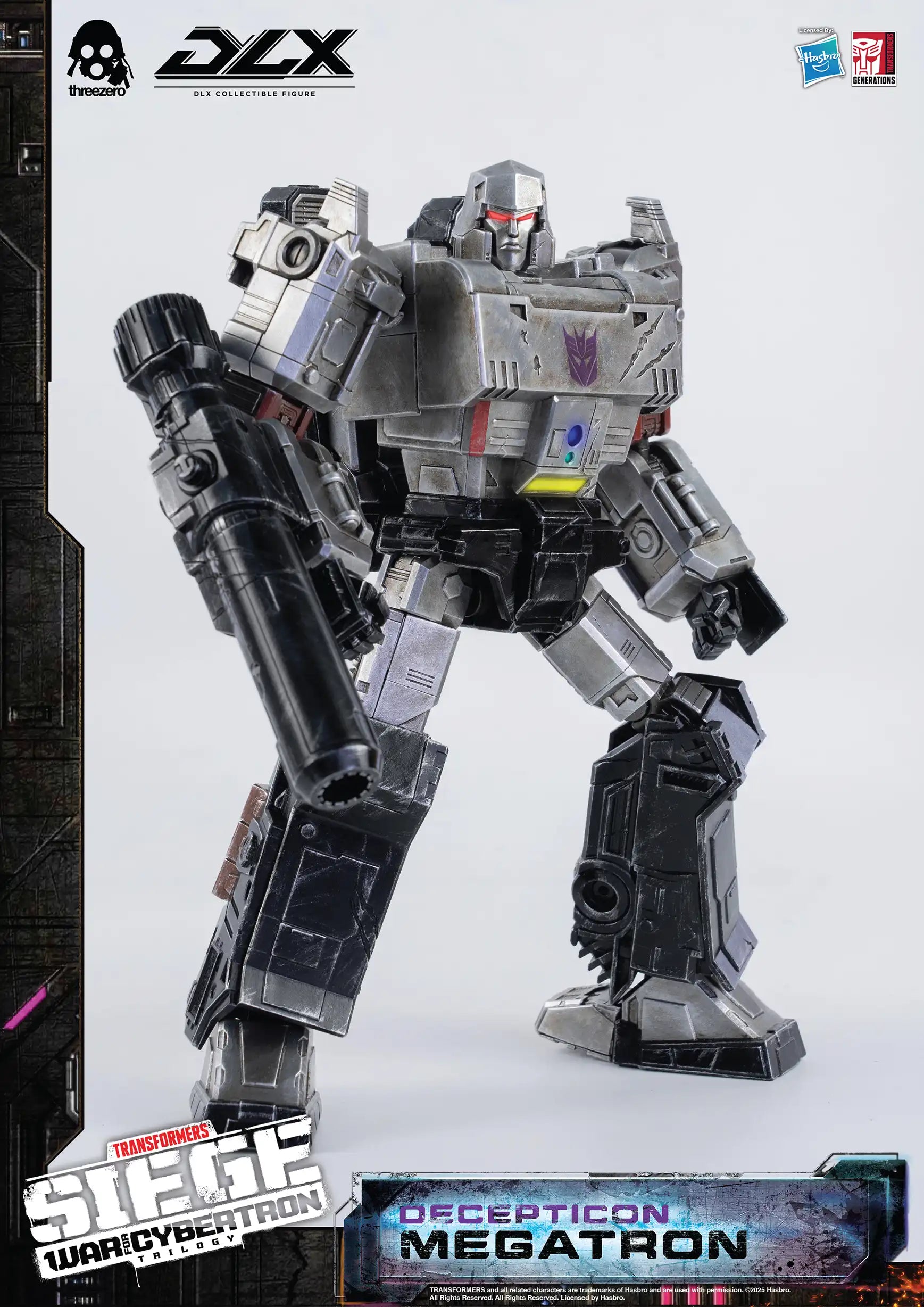 PRE-ORDER threezero - Transformers: War For Cybertron Trilogy - DLX Megatron