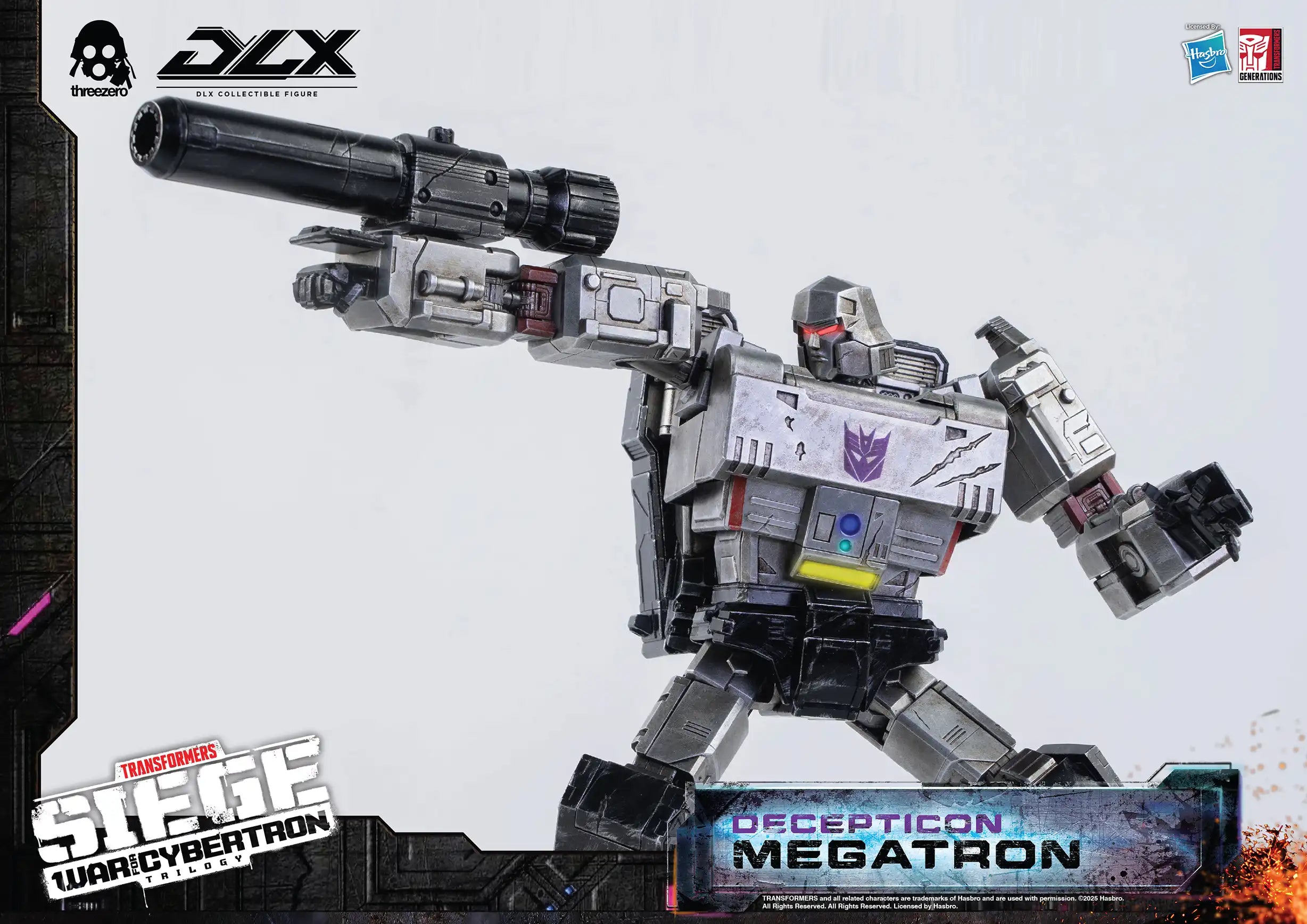 PRE-ORDER threezero - Transformers: War For Cybertron Trilogy - DLX Megatron
