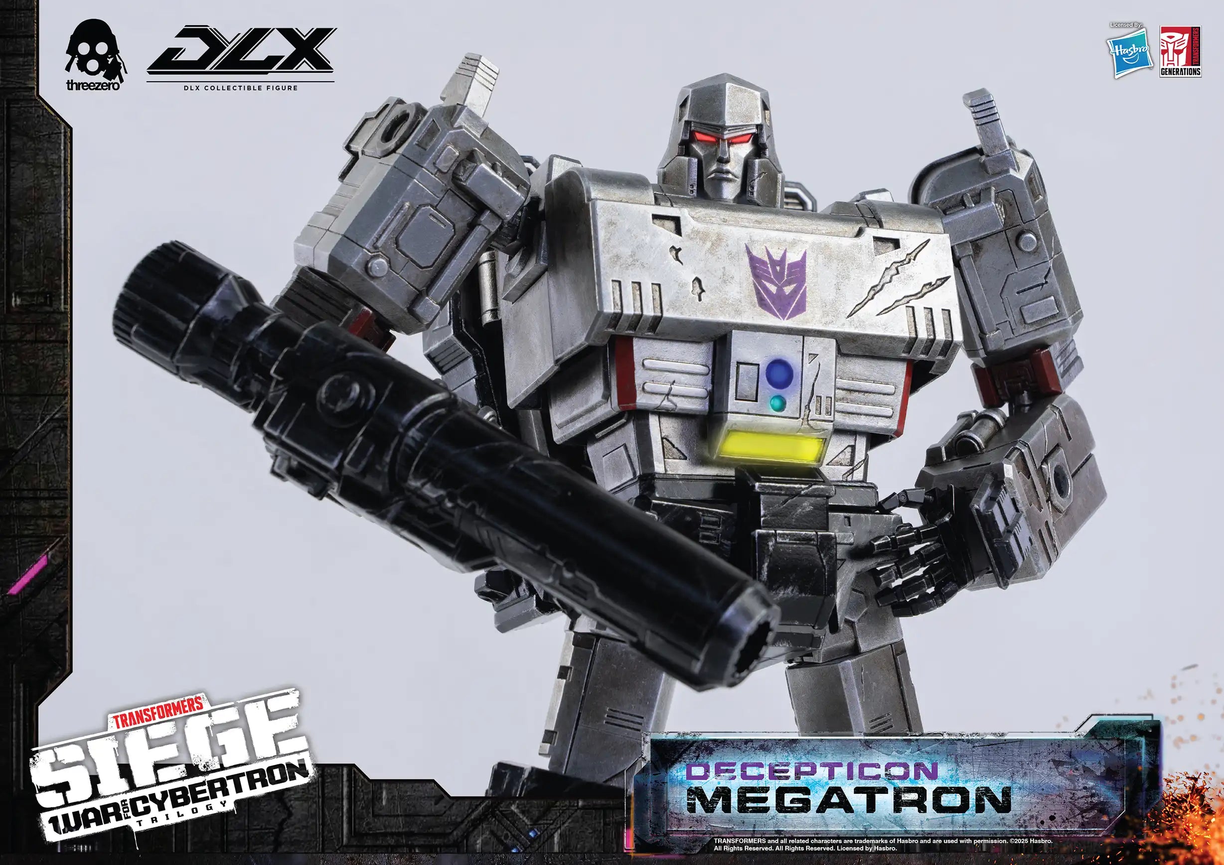 PRE-ORDER threezero - Transformers: War For Cybertron Trilogy - DLX Megatron