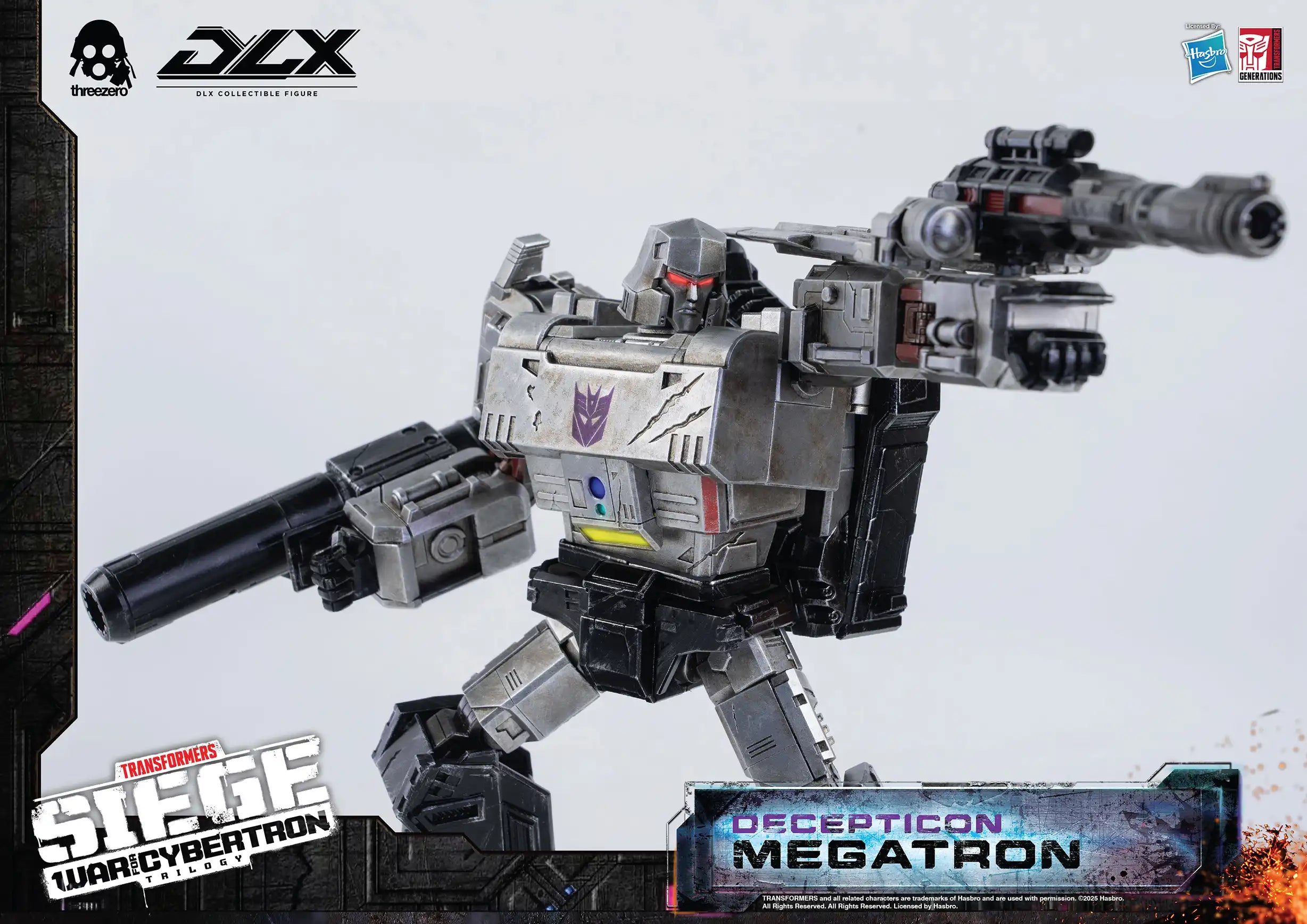 PRE-ORDER threezero - Transformers: War For Cybertron Trilogy - DLX Megatron