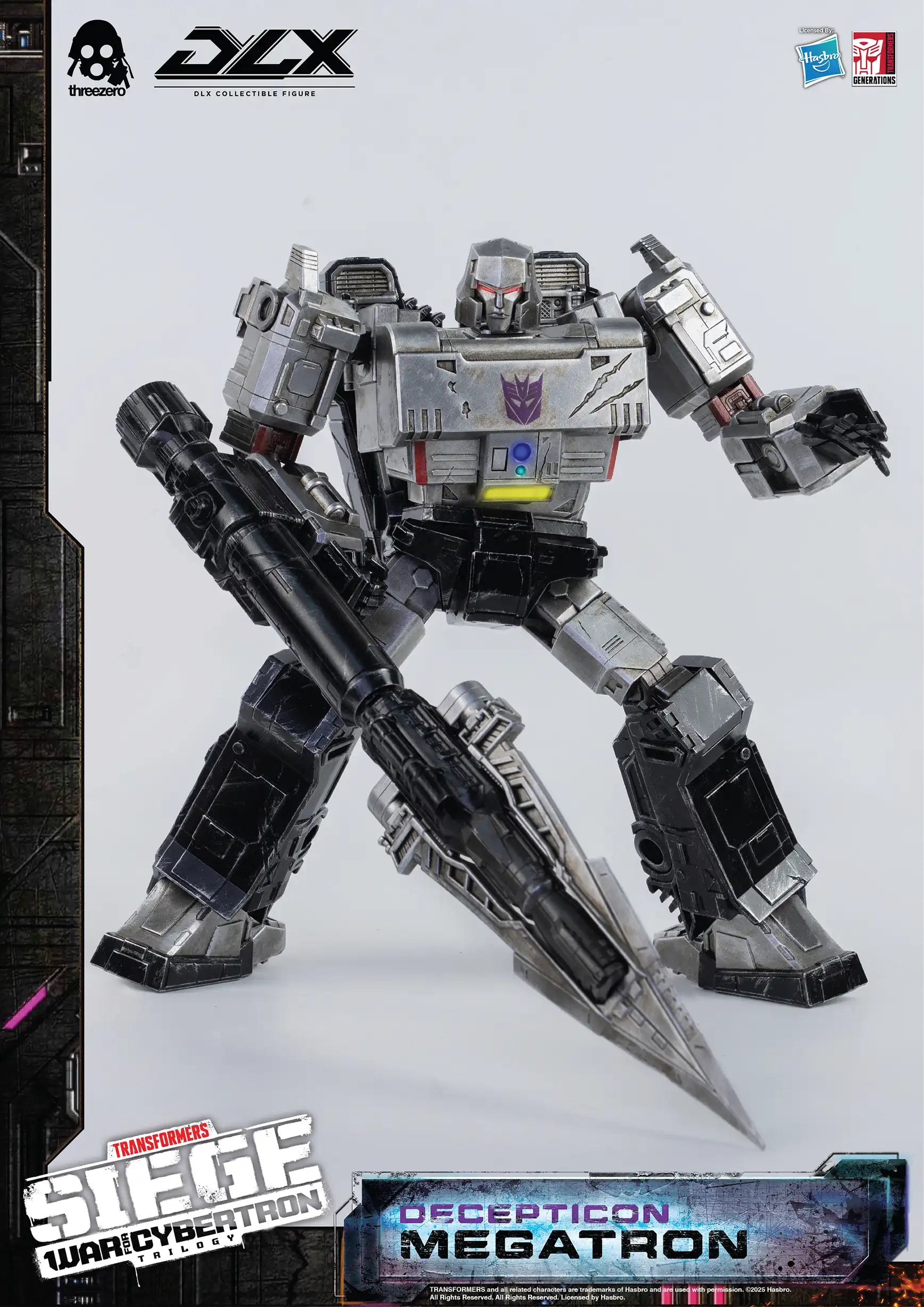 PRE-ORDER threezero - Transformers: War For Cybertron Trilogy - DLX Megatron