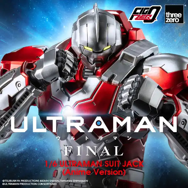 PRE-ORDER threezero - FigZero - ‘ULTRAMAN’ FINAL Season - ULTRAMAN SUIT JACK (Anime Version) 1/6